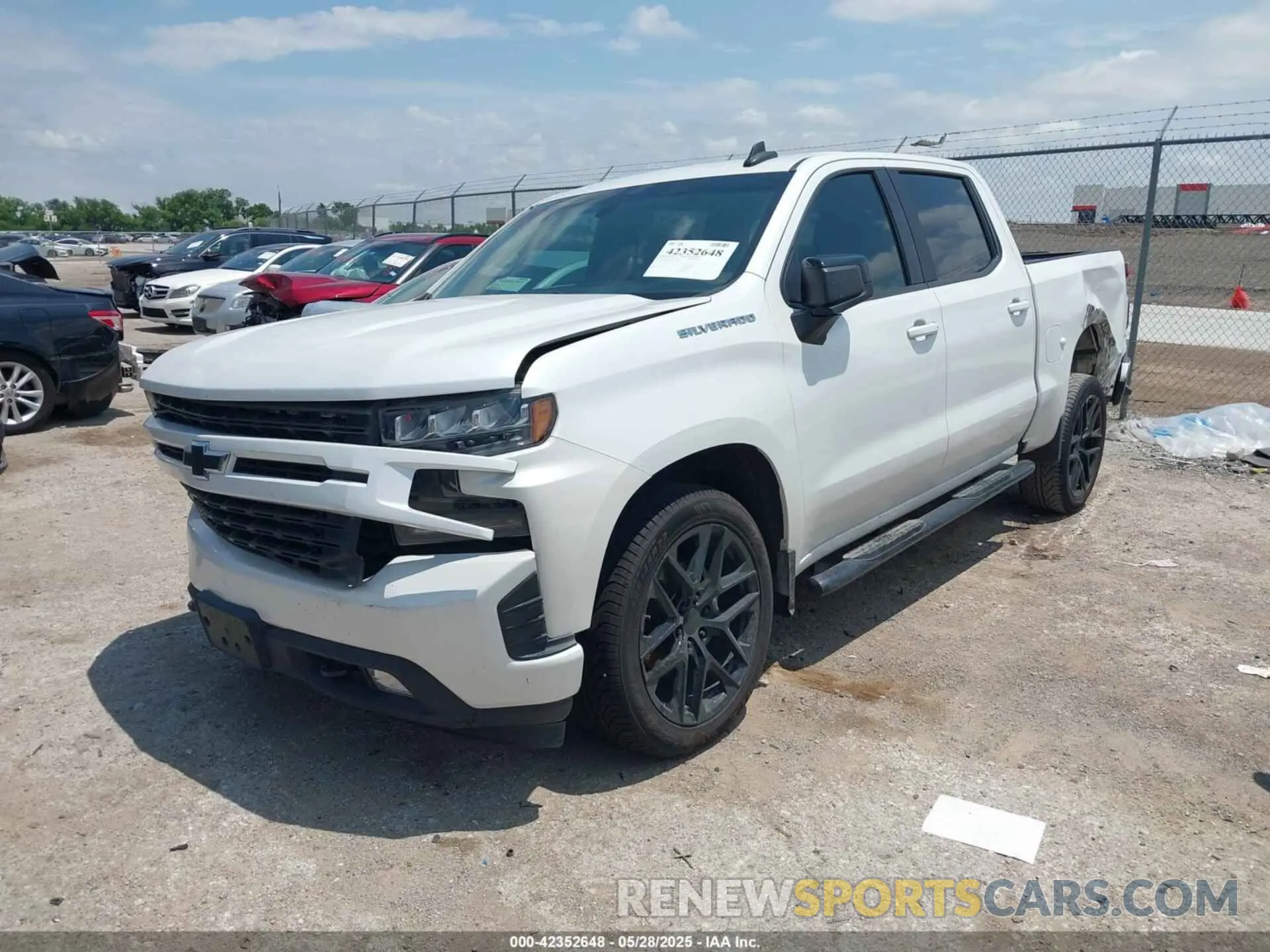 2 Photograph of a damaged car 1GCPWDED9KZ123746 CHEVROLET SILVERADO 1500 2019