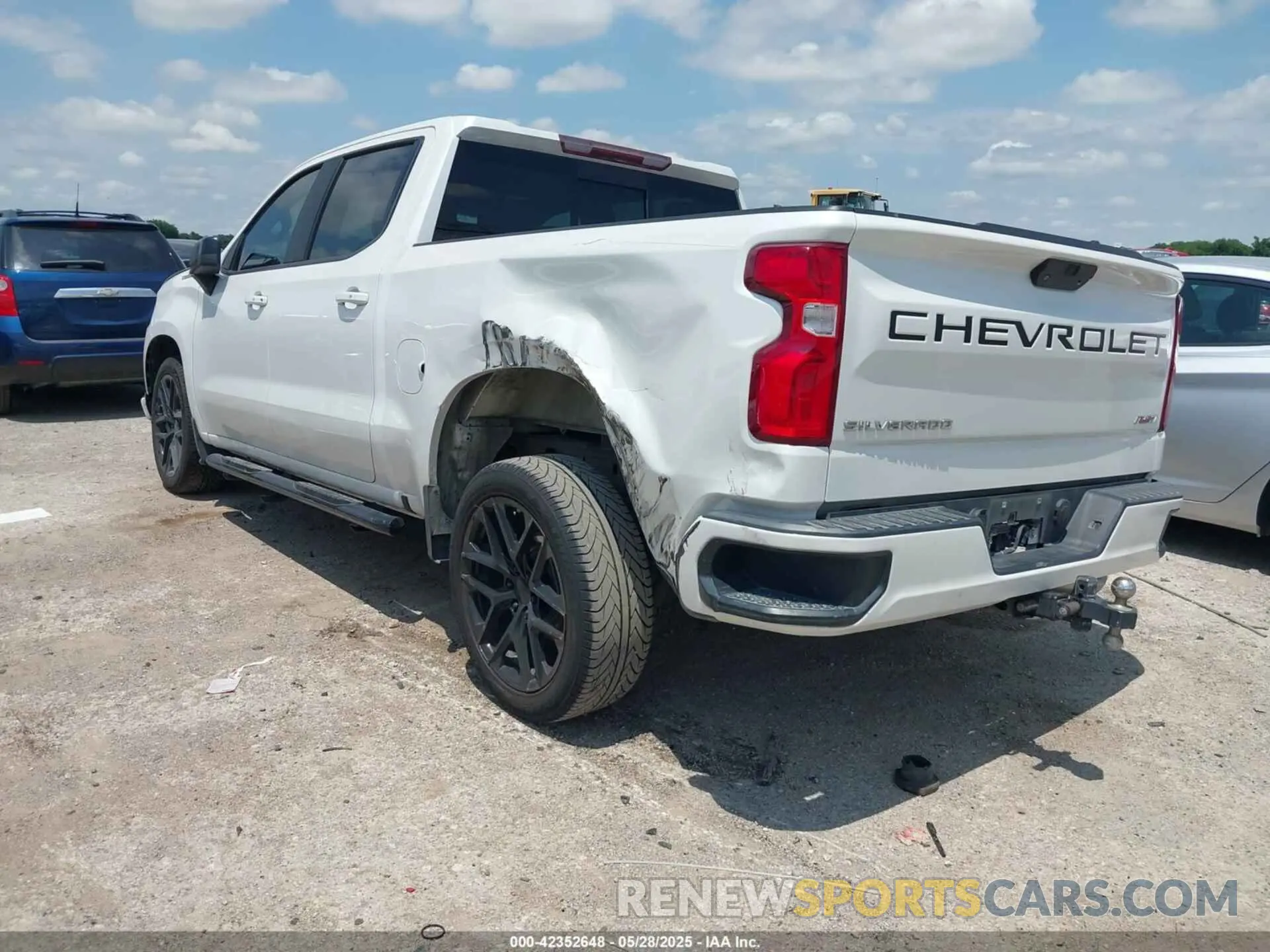 3 Photograph of a damaged car 1GCPWDED9KZ123746 CHEVROLET SILVERADO 1500 2019