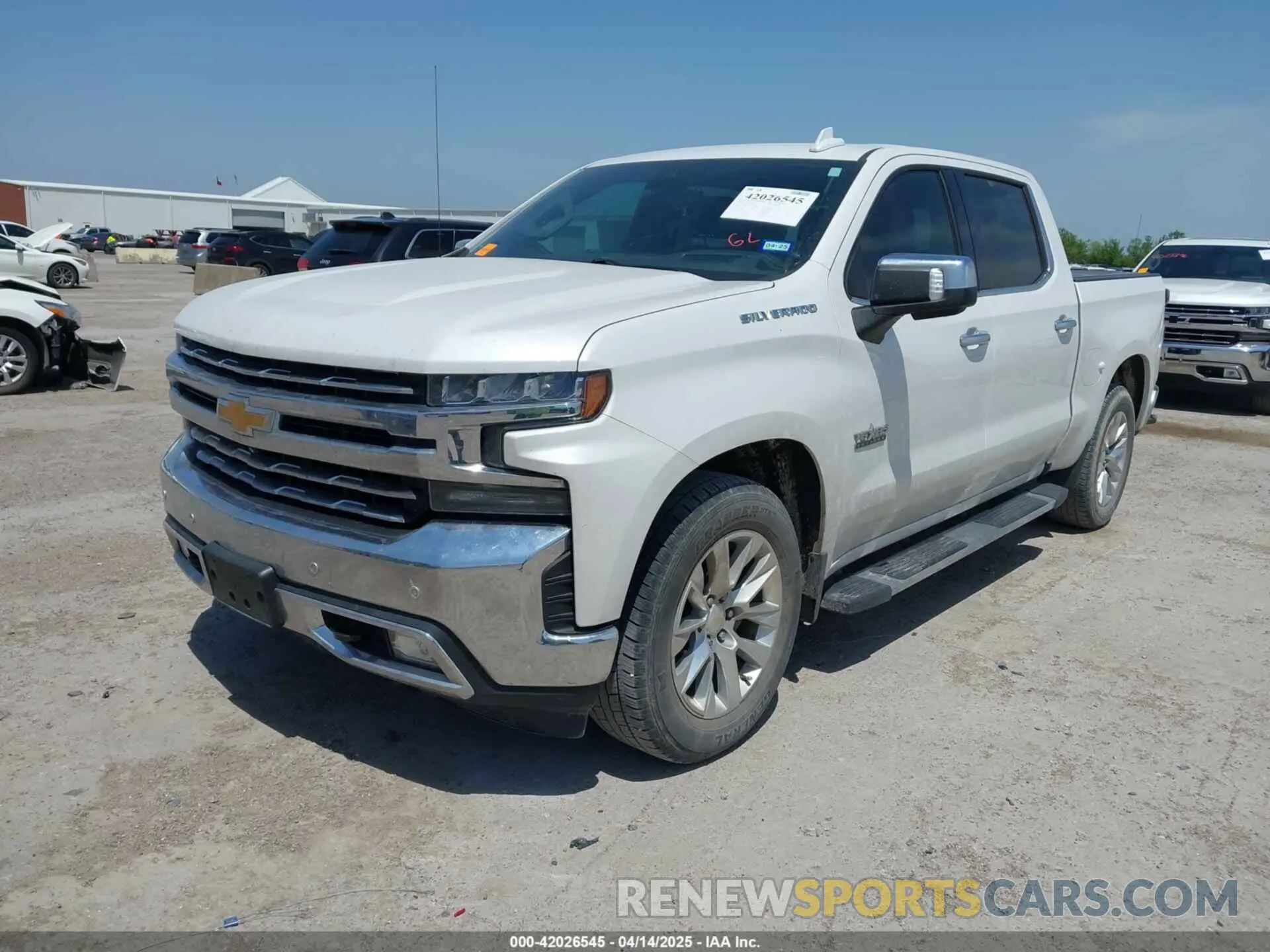 2 Photograph of a damaged car 1GCPWEED5KZ206063 CHEVROLET SILVERADO 1500 2019