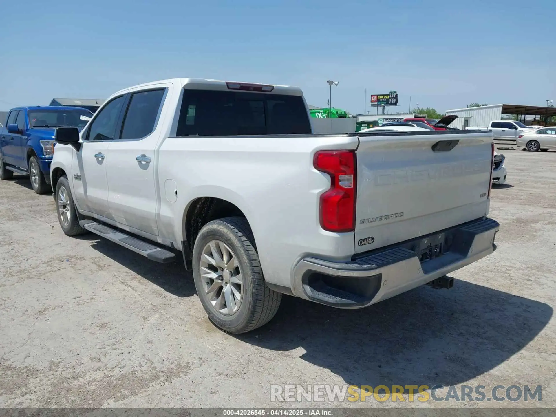 3 Photograph of a damaged car 1GCPWEED5KZ206063 CHEVROLET SILVERADO 1500 2019