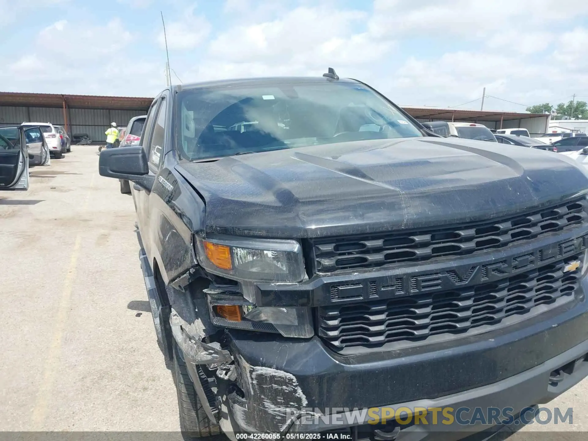 1 Photograph of a damaged car 1GCPYBEH4KZ227191 CHEVROLET SILVERADO 1500 2019