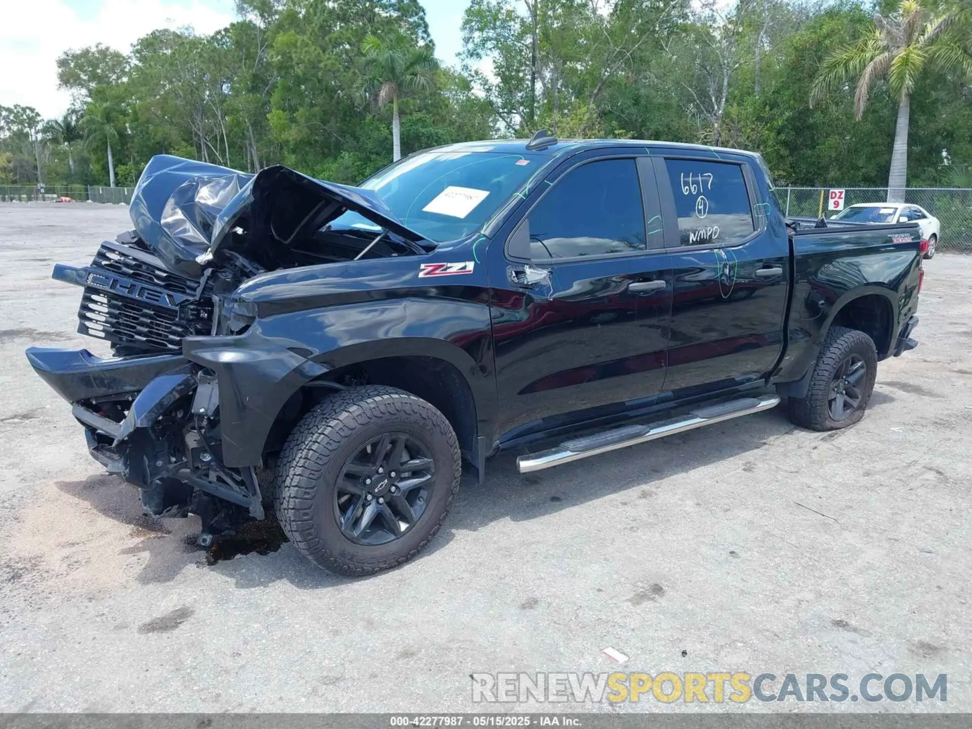 2 Photograph of a damaged car 1GCPYCEF0KZ386617 CHEVROLET SILVERADO 1500 2019