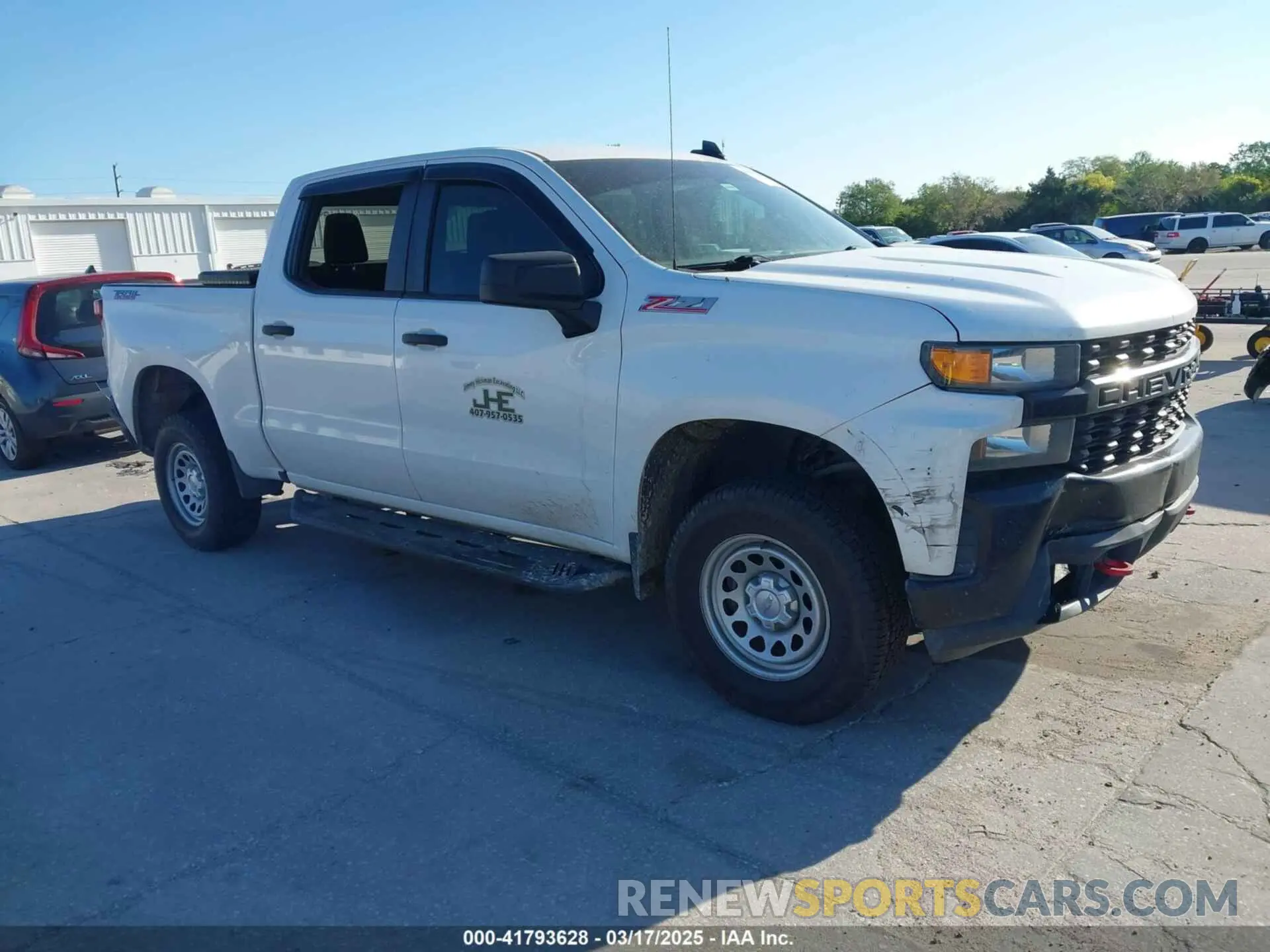 1 Photograph of a damaged car 1GCPYCEF3KZ428391 CHEVROLET SILVERADO 1500 2019