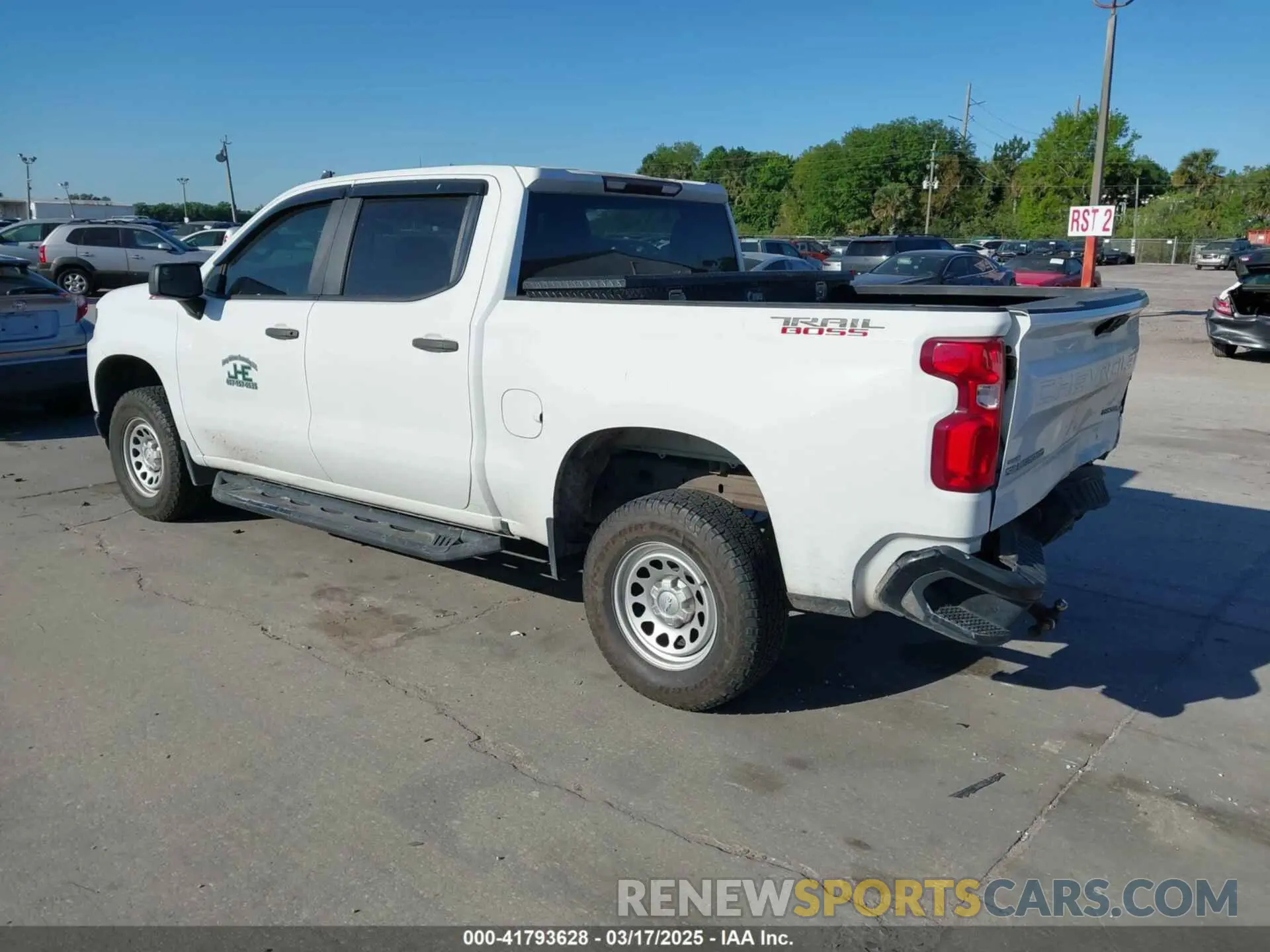 3 Photograph of a damaged car 1GCPYCEF3KZ428391 CHEVROLET SILVERADO 1500 2019
