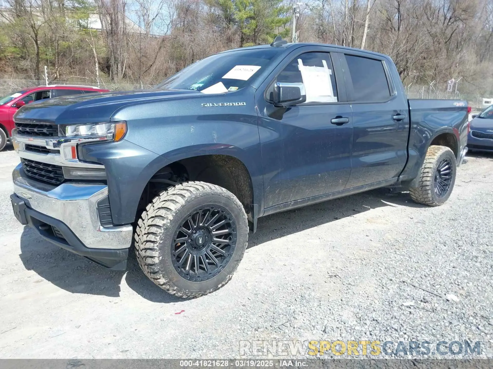 2 Photograph of a damaged car 1GCPYDEKXKZ394243 CHEVROLET SILVERADO 1500 2019
