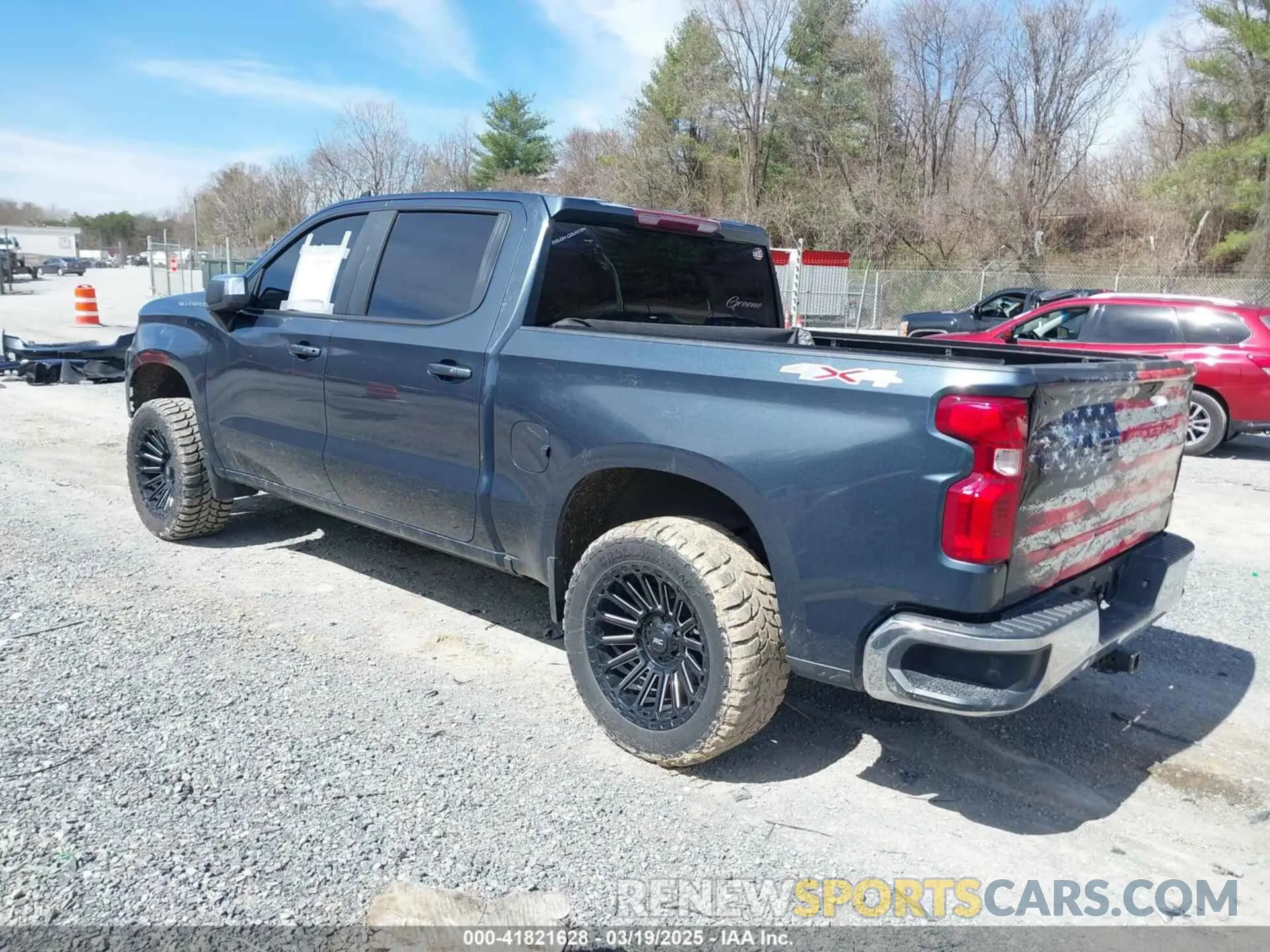 3 Photograph of a damaged car 1GCPYDEKXKZ394243 CHEVROLET SILVERADO 1500 2019