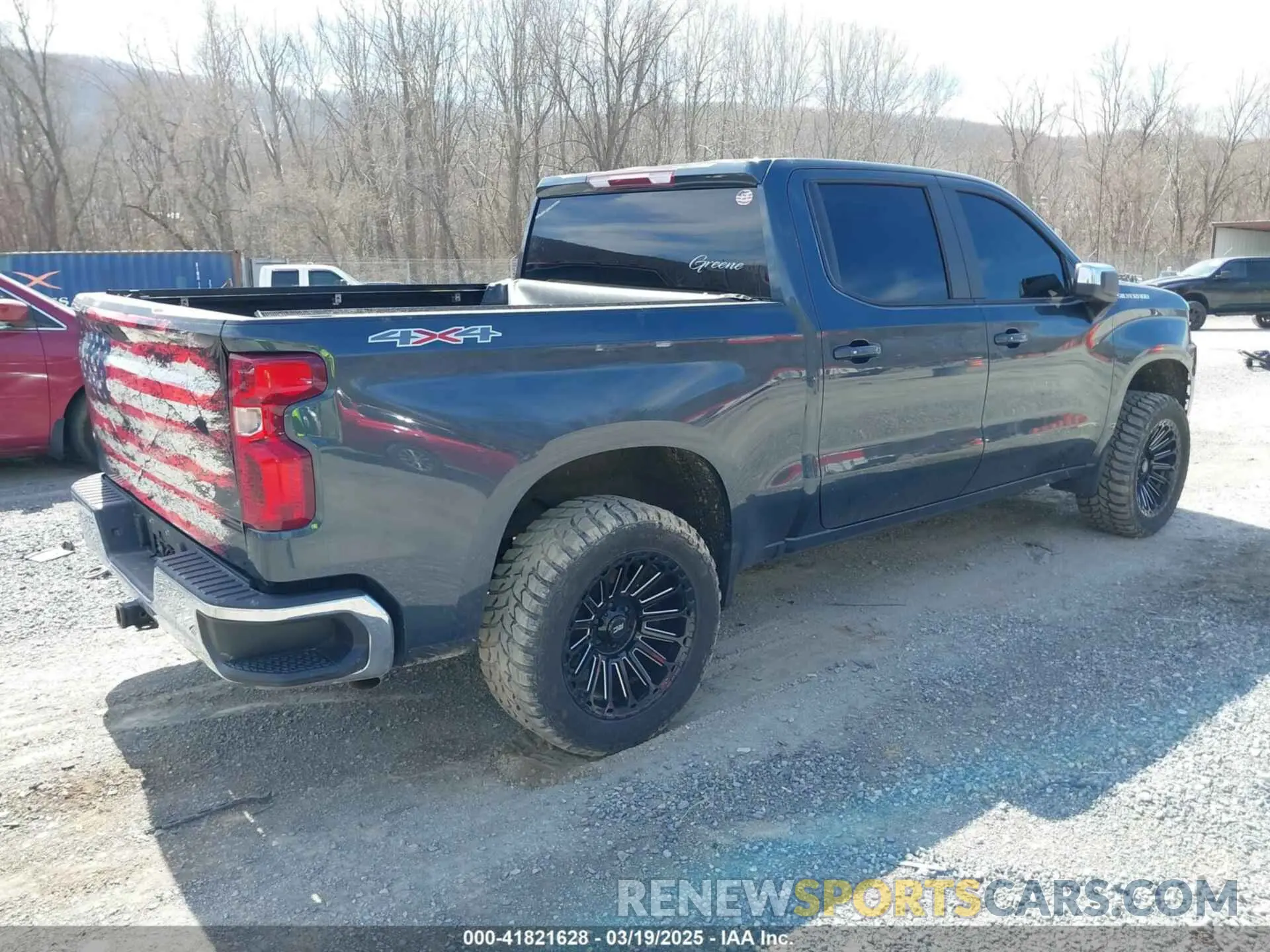 4 Photograph of a damaged car 1GCPYDEKXKZ394243 CHEVROLET SILVERADO 1500 2019