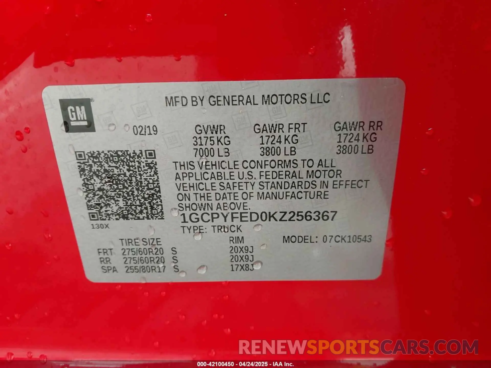 9 Photograph of a damaged car 1GCPYFED0KZ256367 CHEVROLET SILVERADO 1500 2019