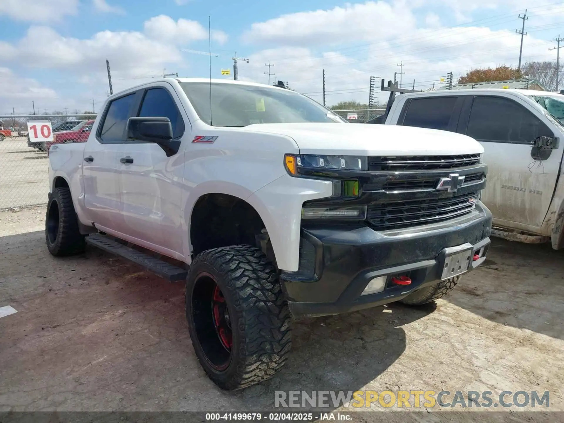 1 Photograph of a damaged car 1GCPYFED0KZ335750 CHEVROLET SILVERADO 1500 2019