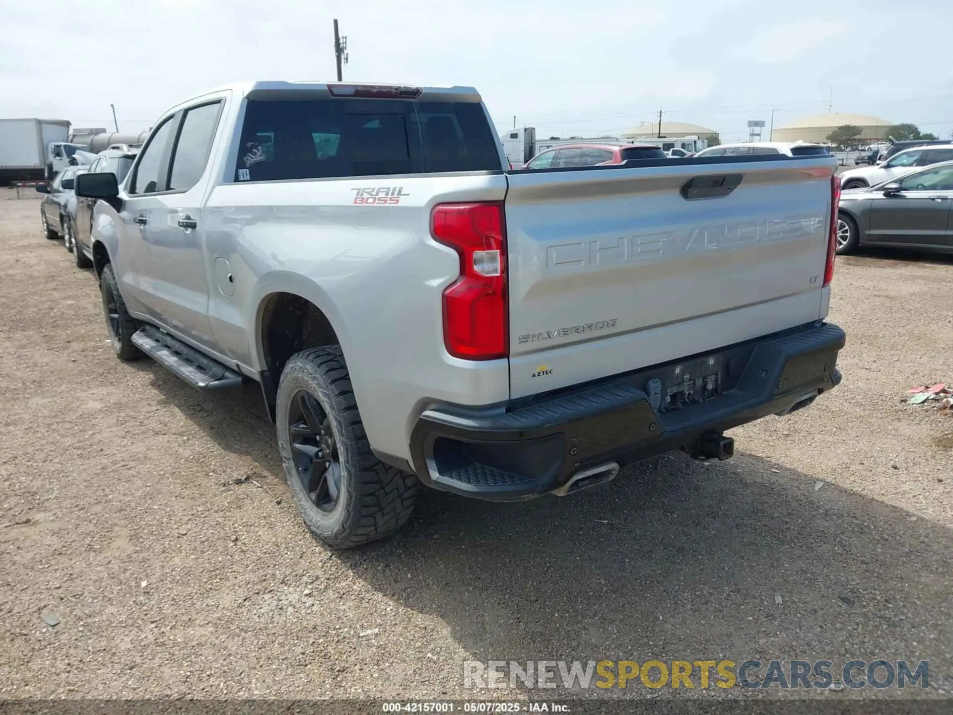 3 Photograph of a damaged car 1GCPYFED9KZ260613 CHEVROLET SILVERADO 1500 2019
