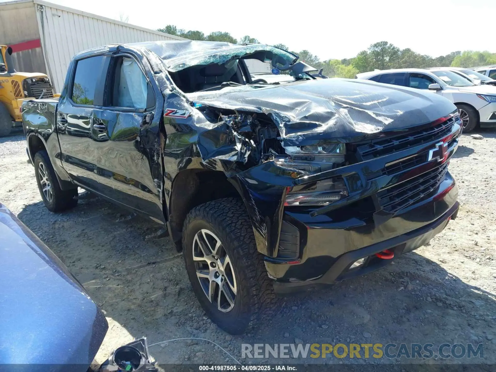 1 Photograph of a damaged car 1GCPYFEDXKZ298836 CHEVROLET SILVERADO 1500 2019