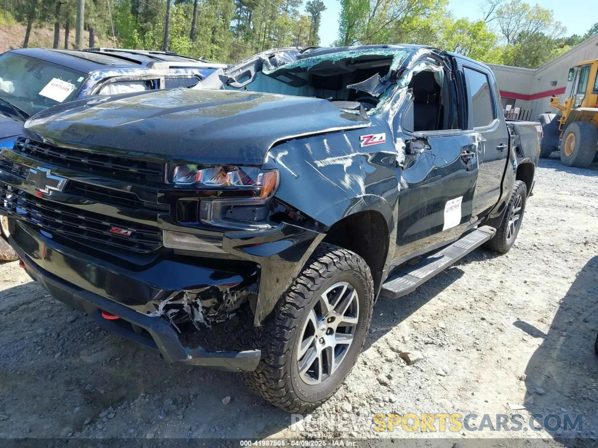 2 Photograph of a damaged car 1GCPYFEDXKZ298836 CHEVROLET SILVERADO 1500 2019
