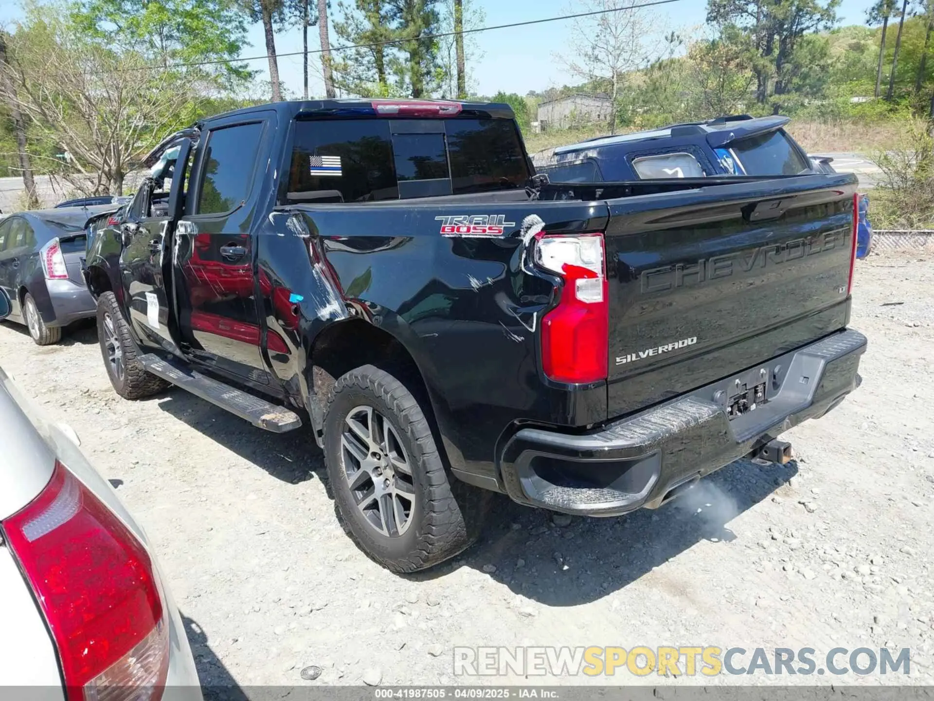 3 Photograph of a damaged car 1GCPYFEDXKZ298836 CHEVROLET SILVERADO 1500 2019