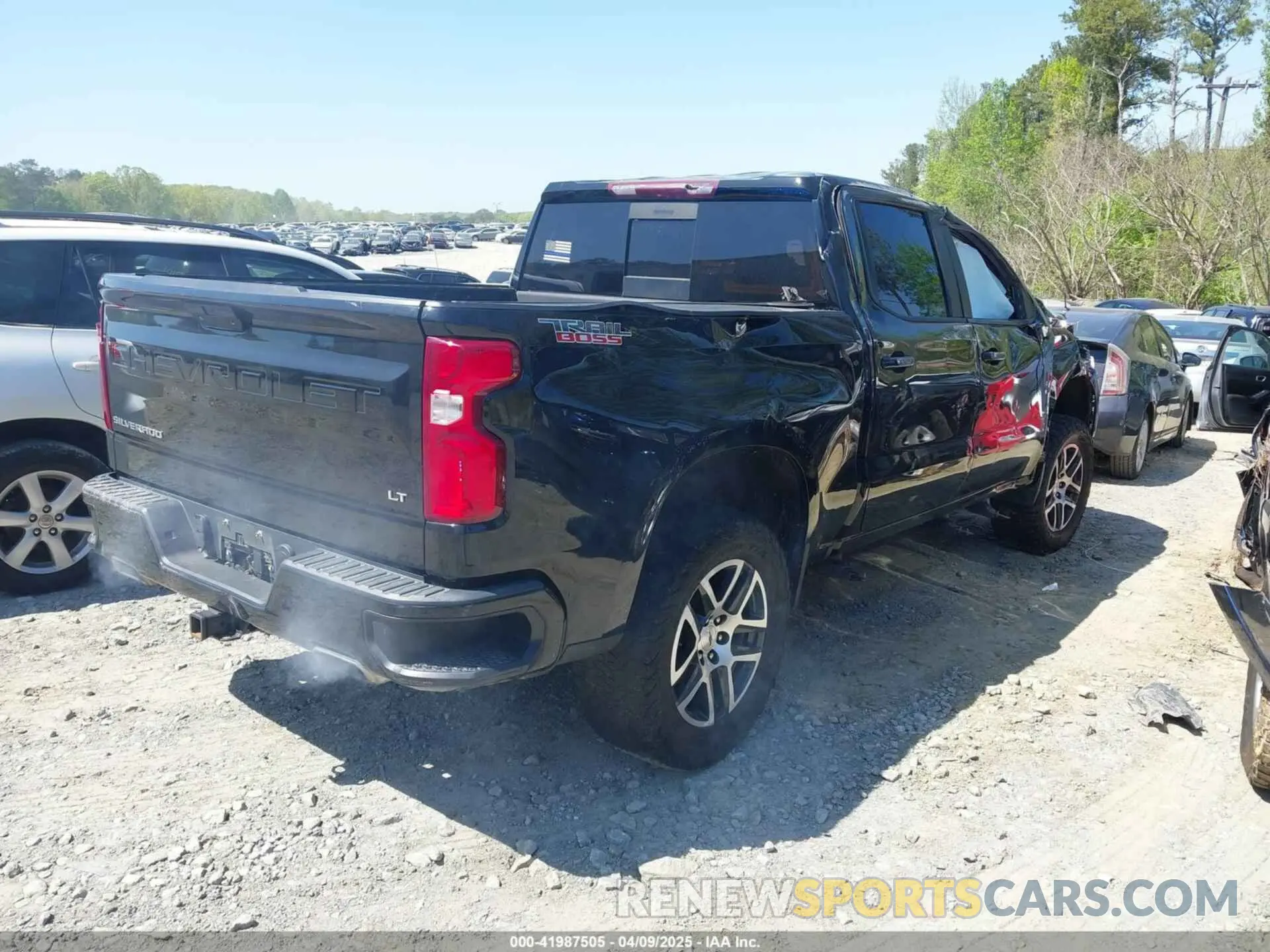 4 Photograph of a damaged car 1GCPYFEDXKZ298836 CHEVROLET SILVERADO 1500 2019