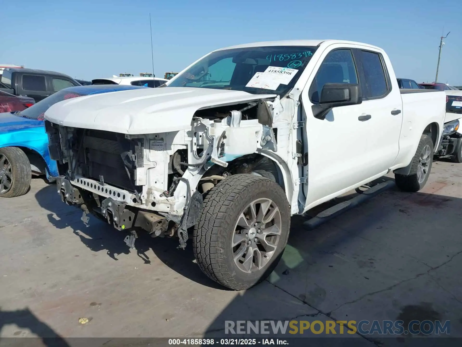 2 Photograph of a damaged car 1GCRWAEF6KZ231041 CHEVROLET SILVERADO 1500 2019