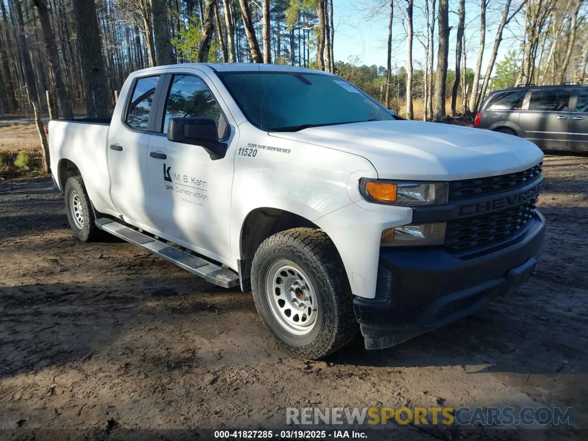 1 Photograph of a damaged car 1GCRWAEH8KZ197198 CHEVROLET SILVERADO 1500 2019