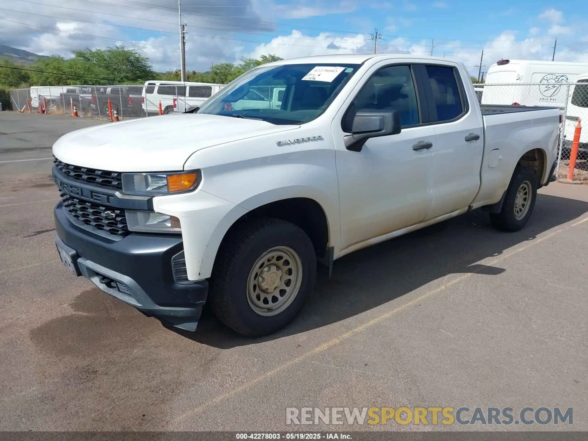 2 Photograph of a damaged car 1GCRWAEH8KZ329778 CHEVROLET SILVERADO 1500 2019
