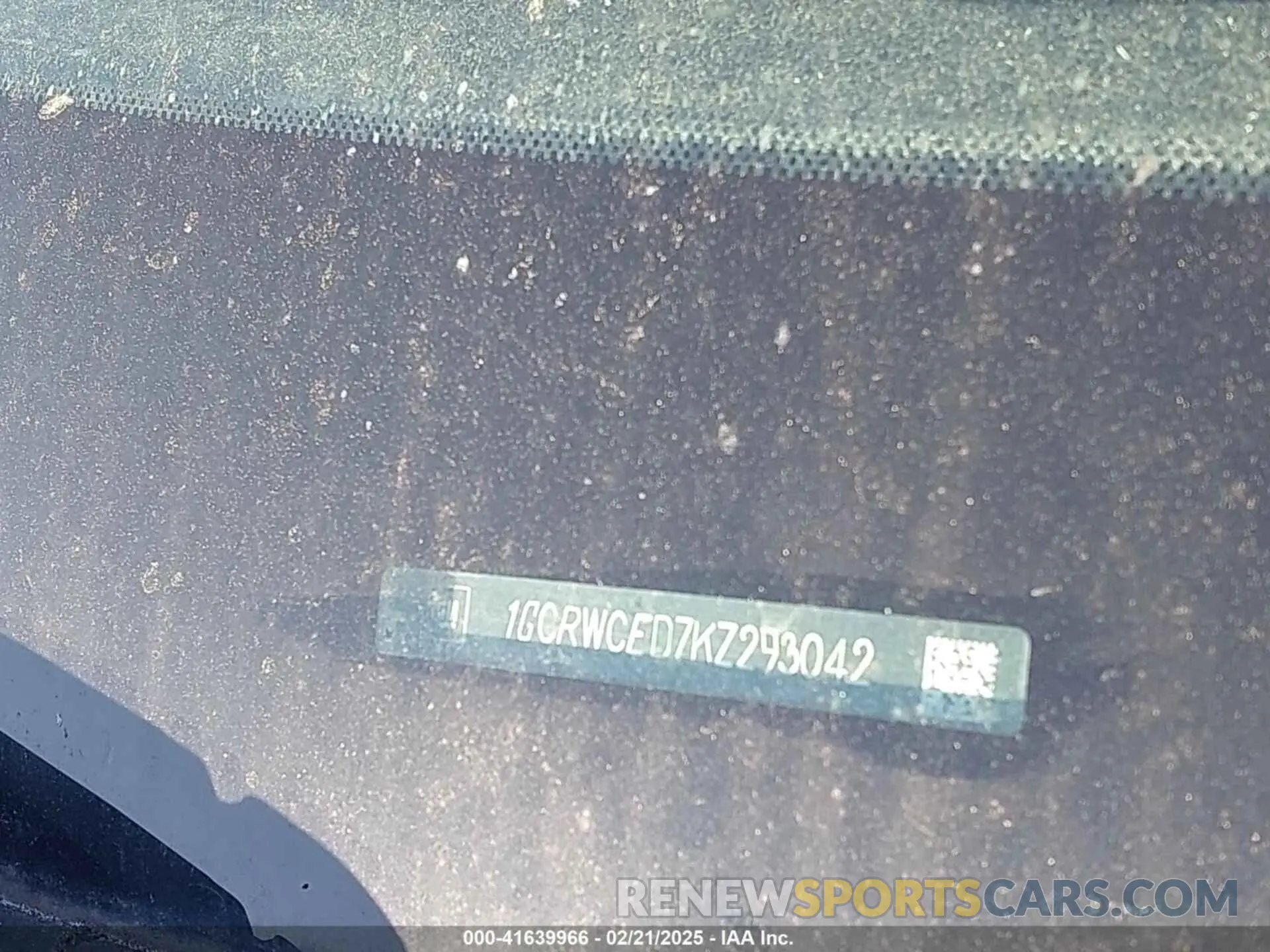 9 Photograph of a damaged car 1GCRWCED7KZ293042 CHEVROLET SILVERADO 1500 2019