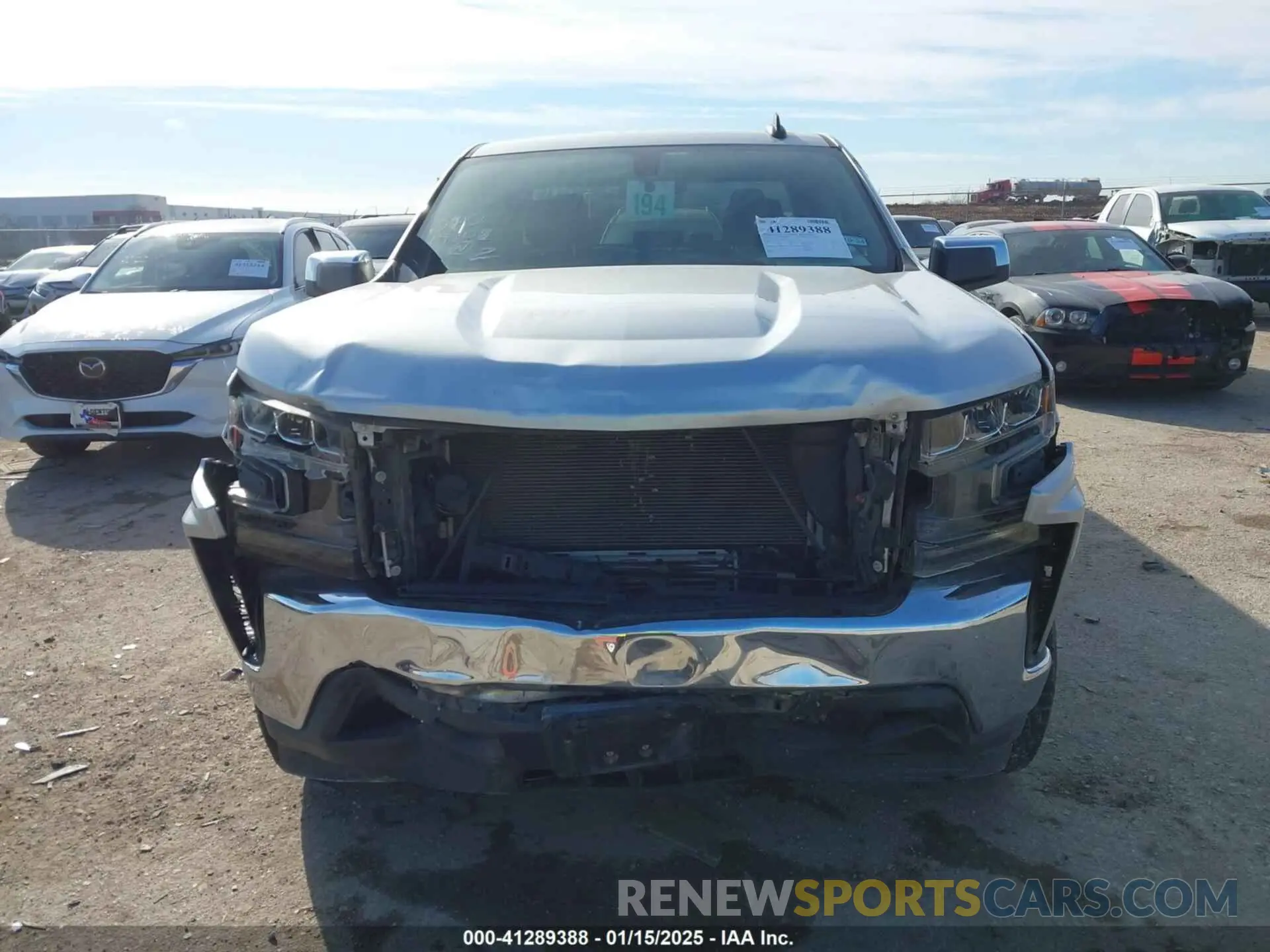 12 Photograph of a damaged car 1GCRWCEK2KZ281640 CHEVROLET SILVERADO 1500 2019
