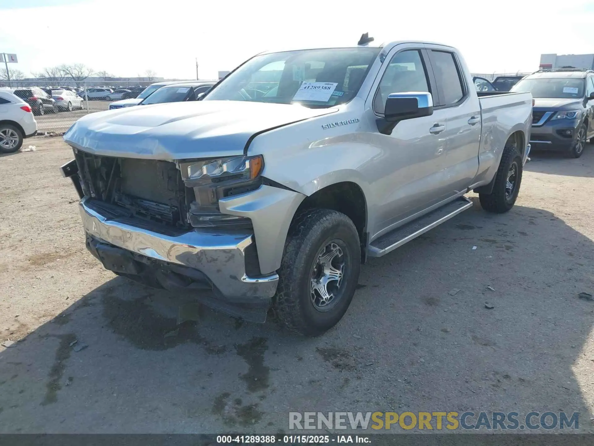 2 Photograph of a damaged car 1GCRWCEK2KZ281640 CHEVROLET SILVERADO 1500 2019