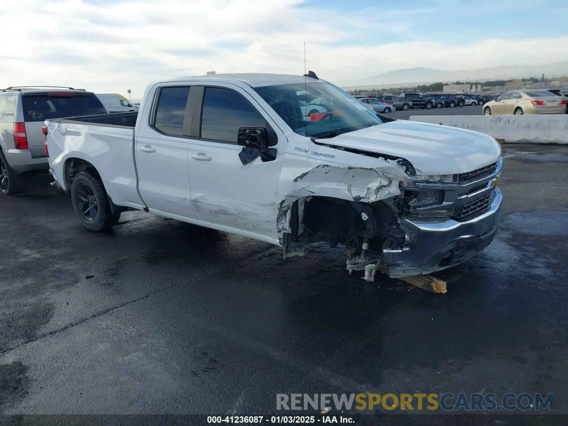 1 Photograph of a damaged car 1GCRWCEK5KZ239222 CHEVROLET SILVERADO 1500 2019