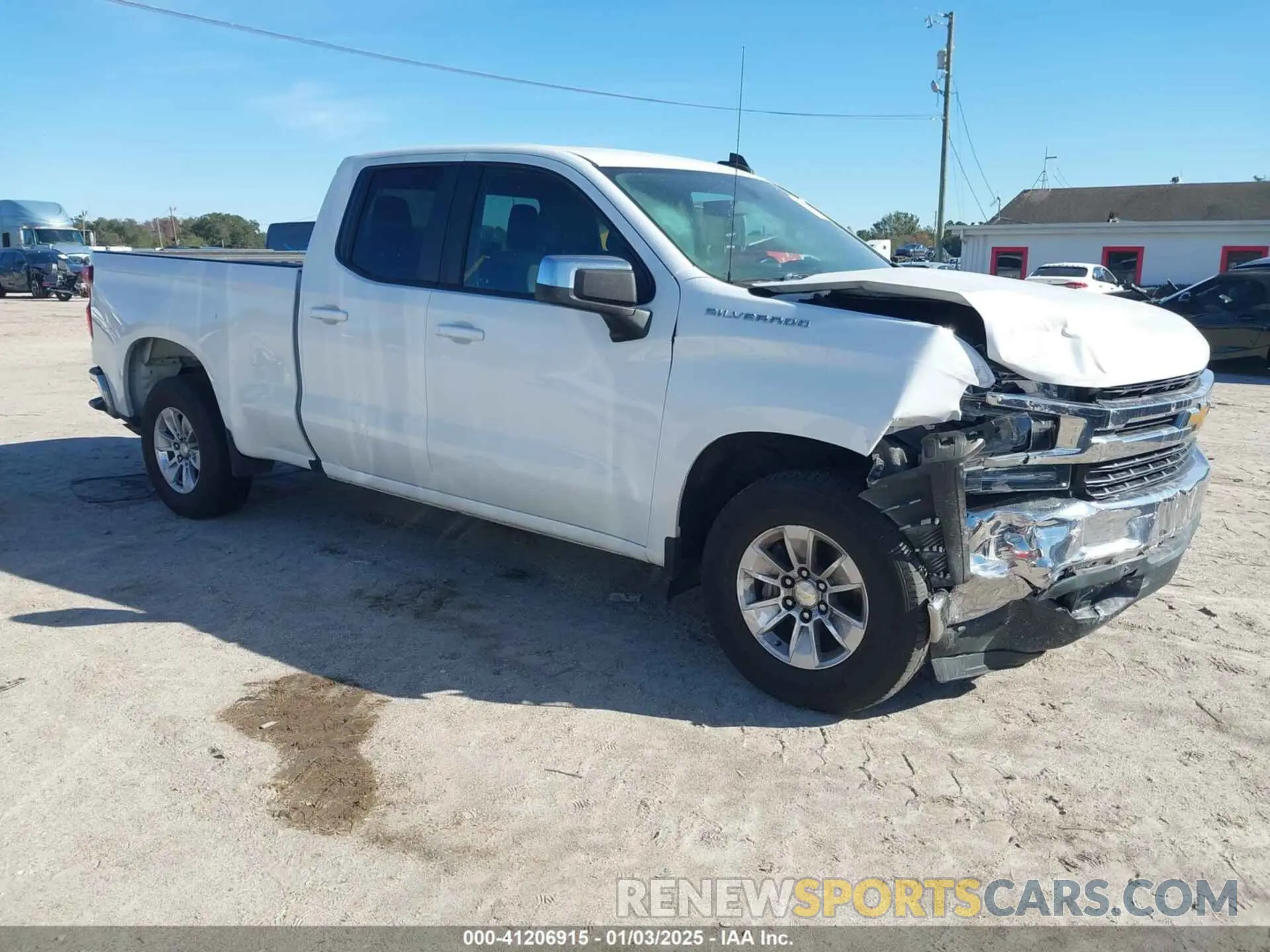 1 Photograph of a damaged car 1GCRWCEK8KZ194308 CHEVROLET SILVERADO 1500 2019
