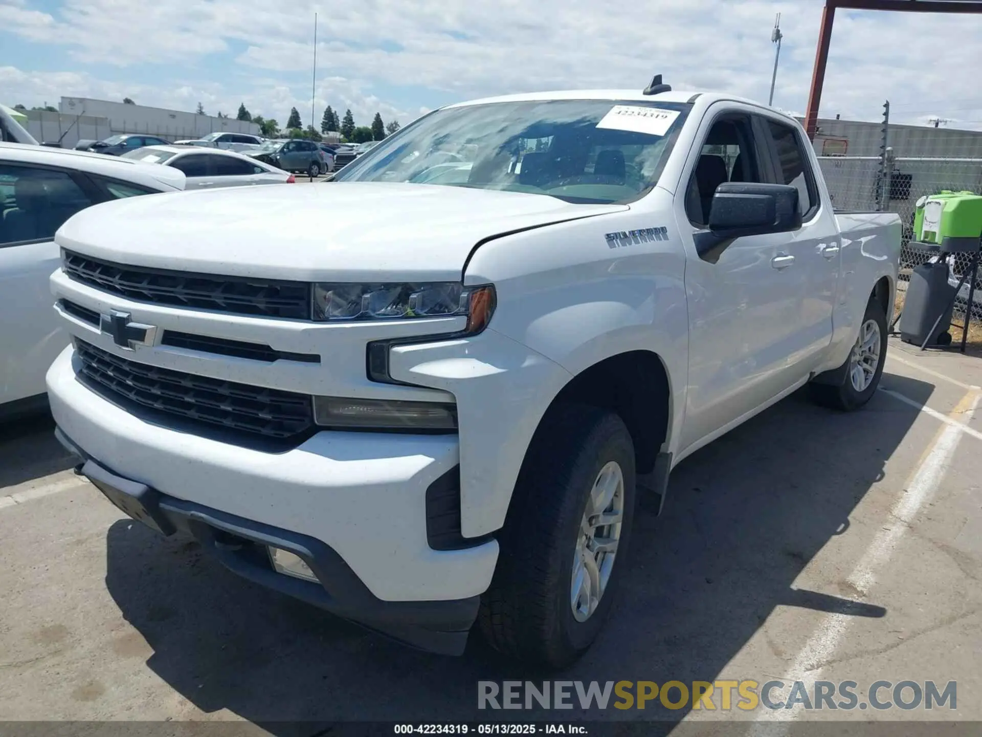 2 Photograph of a damaged car 1GCRWDED8KZ272190 CHEVROLET SILVERADO 1500 2019
