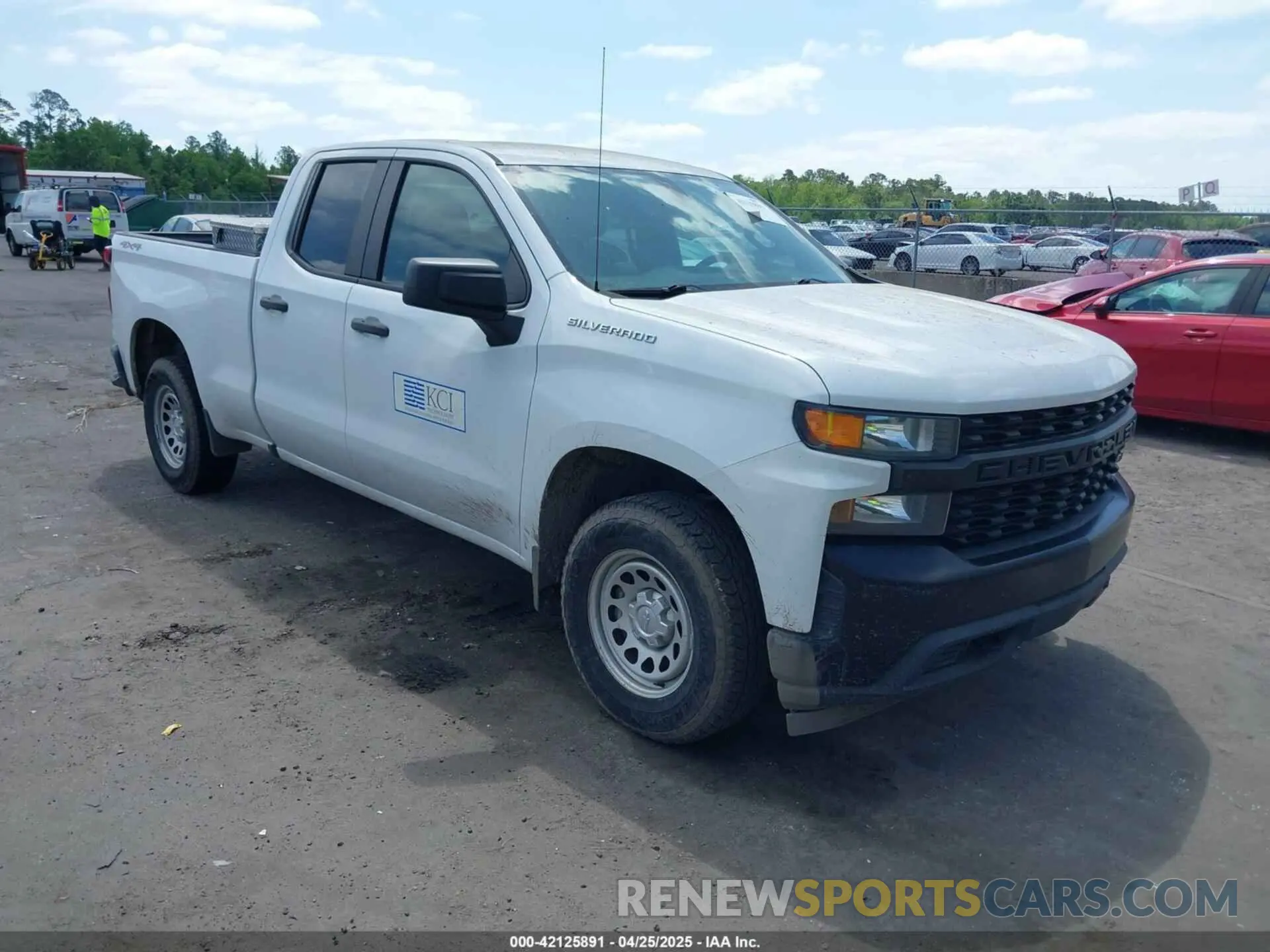 1 Photograph of a damaged car 1GCRYAEH0KZ255590 CHEVROLET SILVERADO 1500 2019