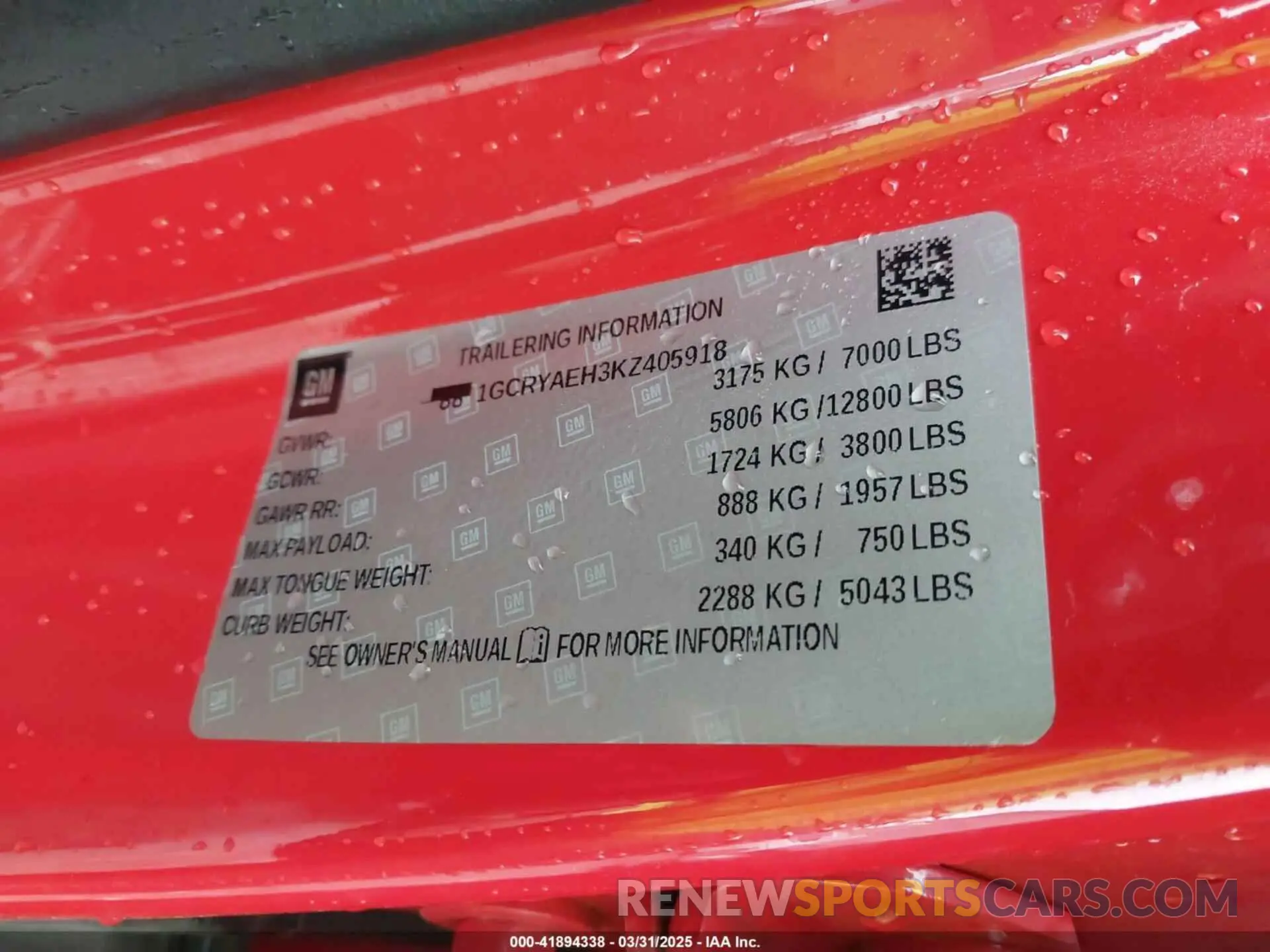 9 Photograph of a damaged car 1GCRYAEH3KZ405918 CHEVROLET SILVERADO 1500 2019