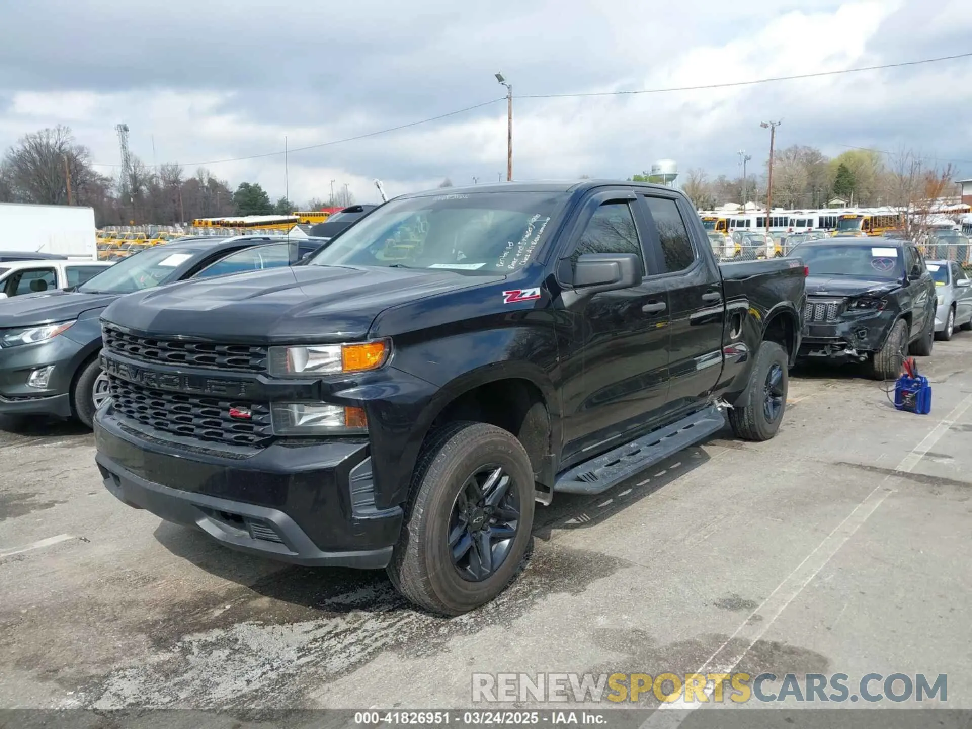 2 Photograph of a damaged car 1GCRYCEF0KZ235480 CHEVROLET SILVERADO 1500 2019