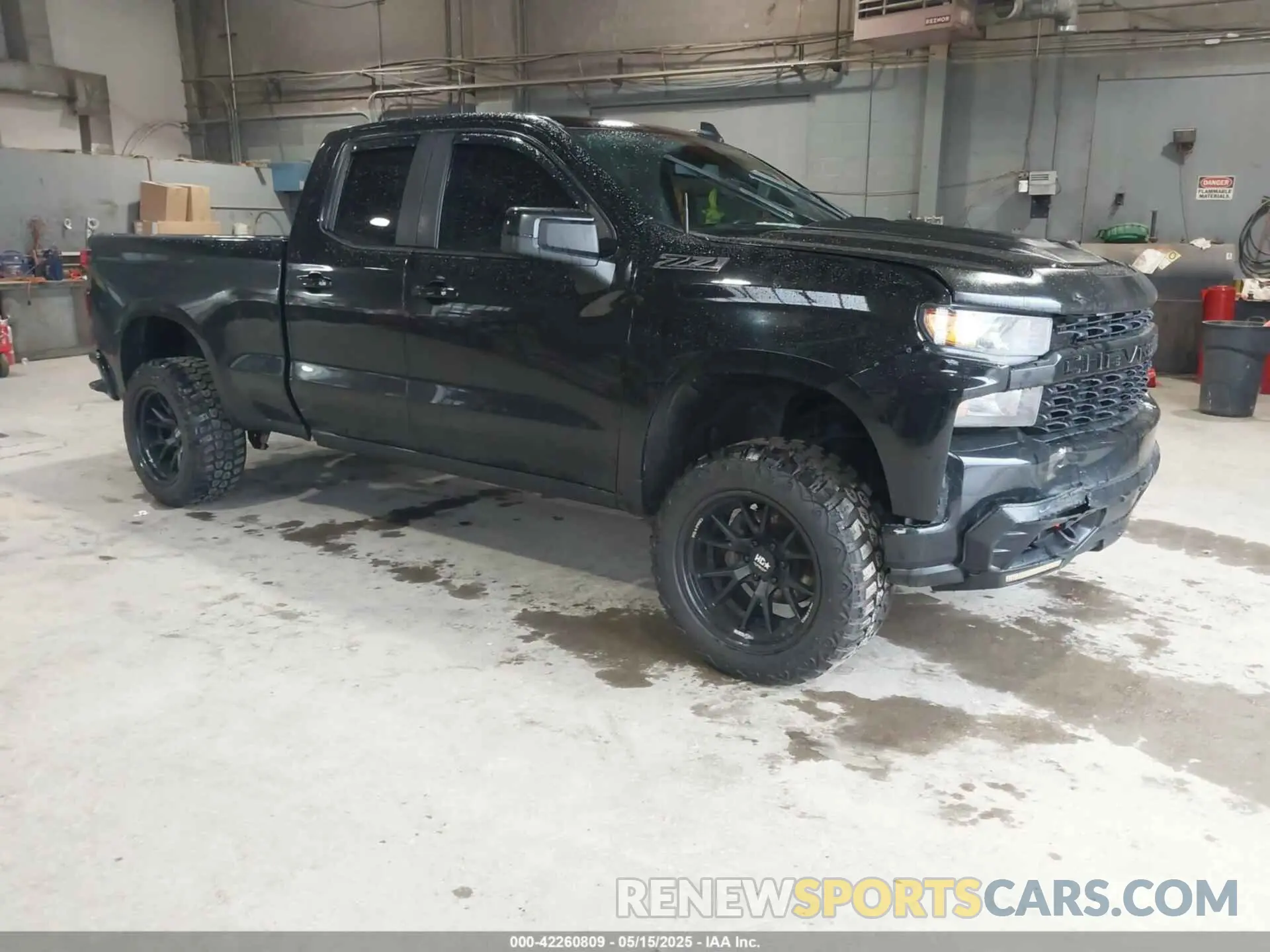 1 Photograph of a damaged car 1GCRYCEF1KZ195619 CHEVROLET SILVERADO 1500 2019