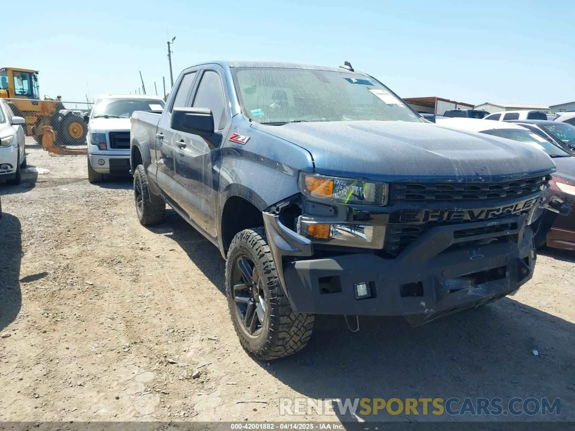 1 Photograph of a damaged car 1GCRYCEF3KZ262219 CHEVROLET SILVERADO 1500 2019