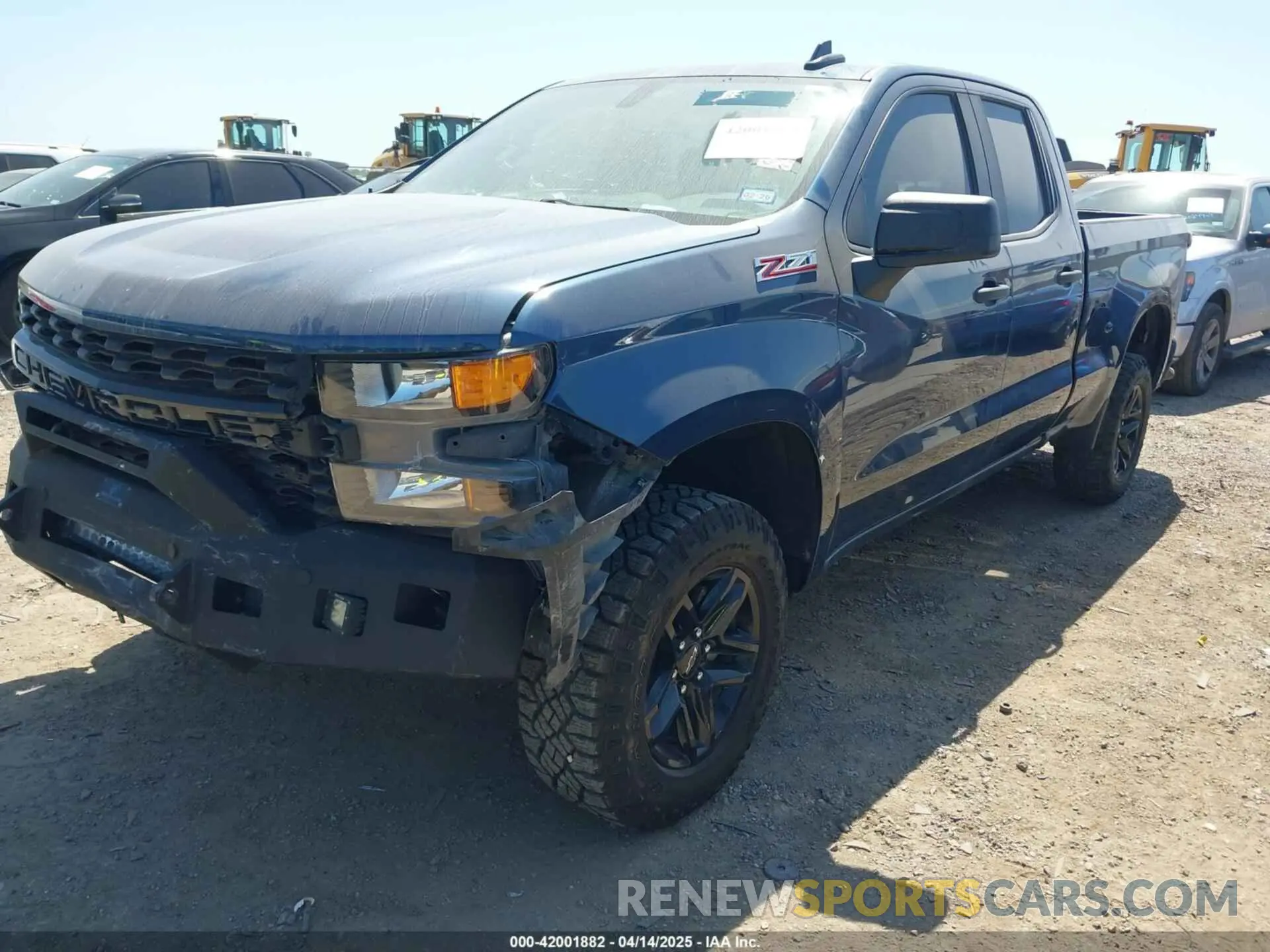 2 Photograph of a damaged car 1GCRYCEF3KZ262219 CHEVROLET SILVERADO 1500 2019
