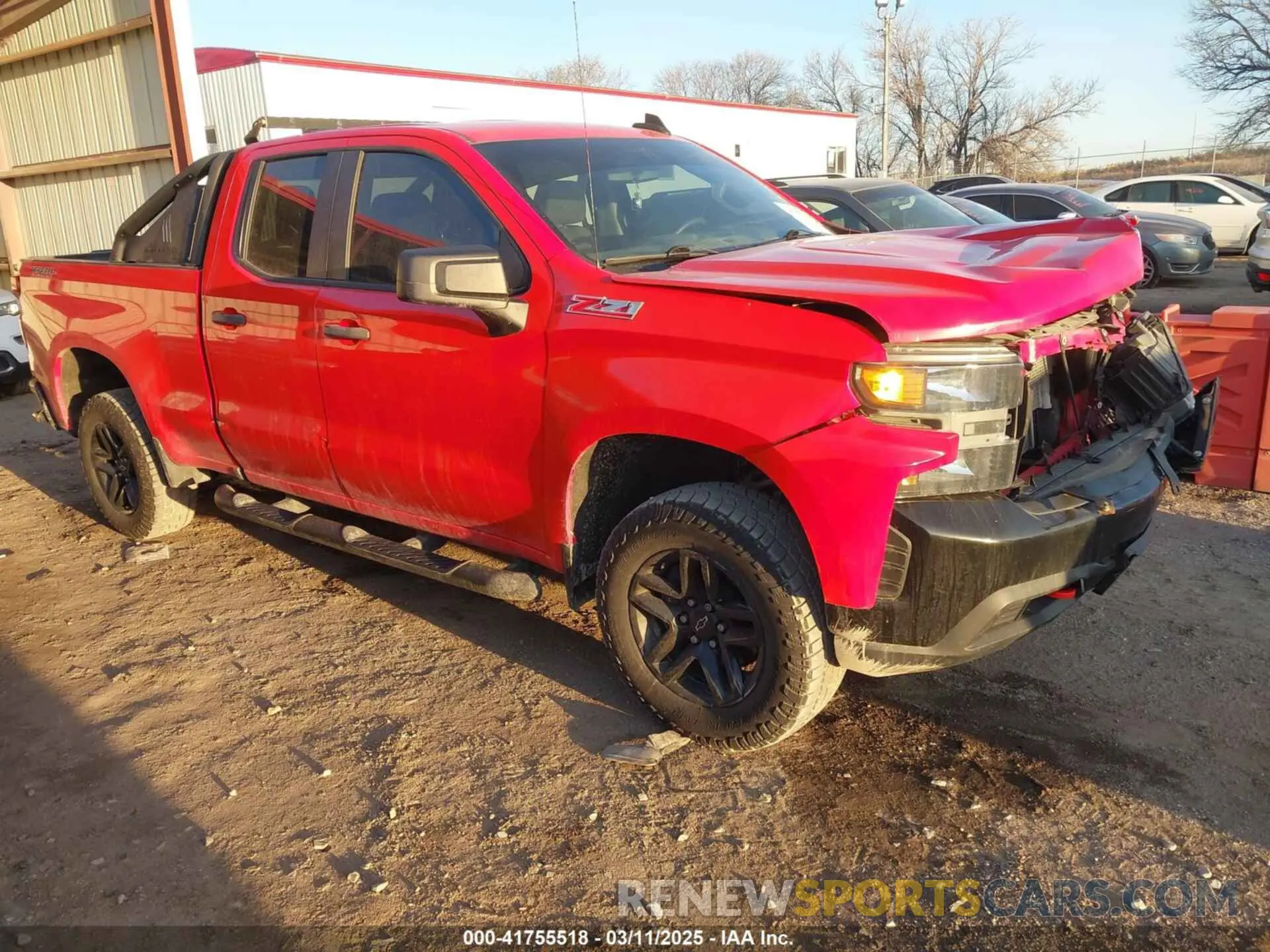 1 Photograph of a damaged car 1GCRYCEF5KZ237077 CHEVROLET SILVERADO 1500 2019