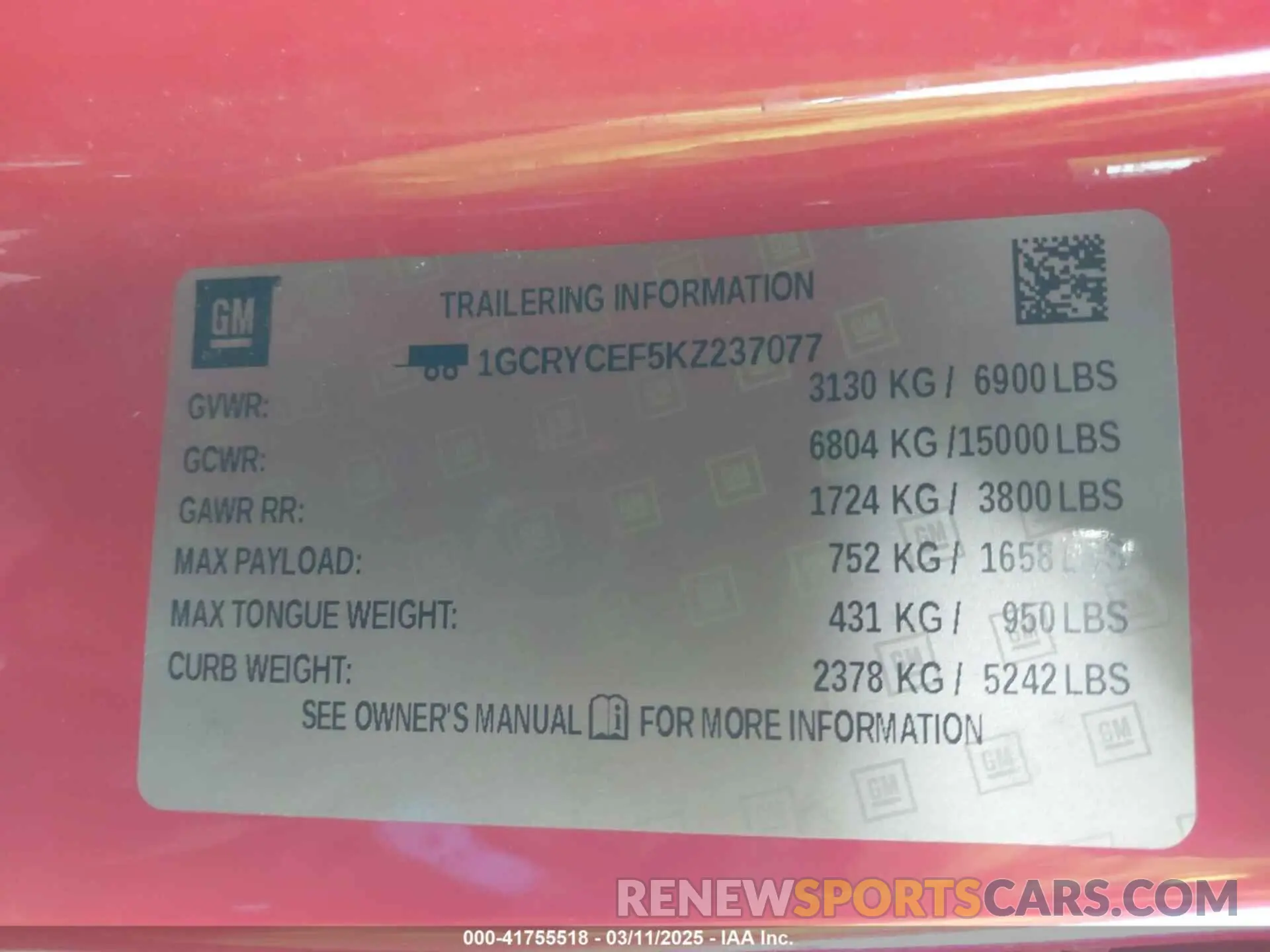 9 Photograph of a damaged car 1GCRYCEF5KZ237077 CHEVROLET SILVERADO 1500 2019