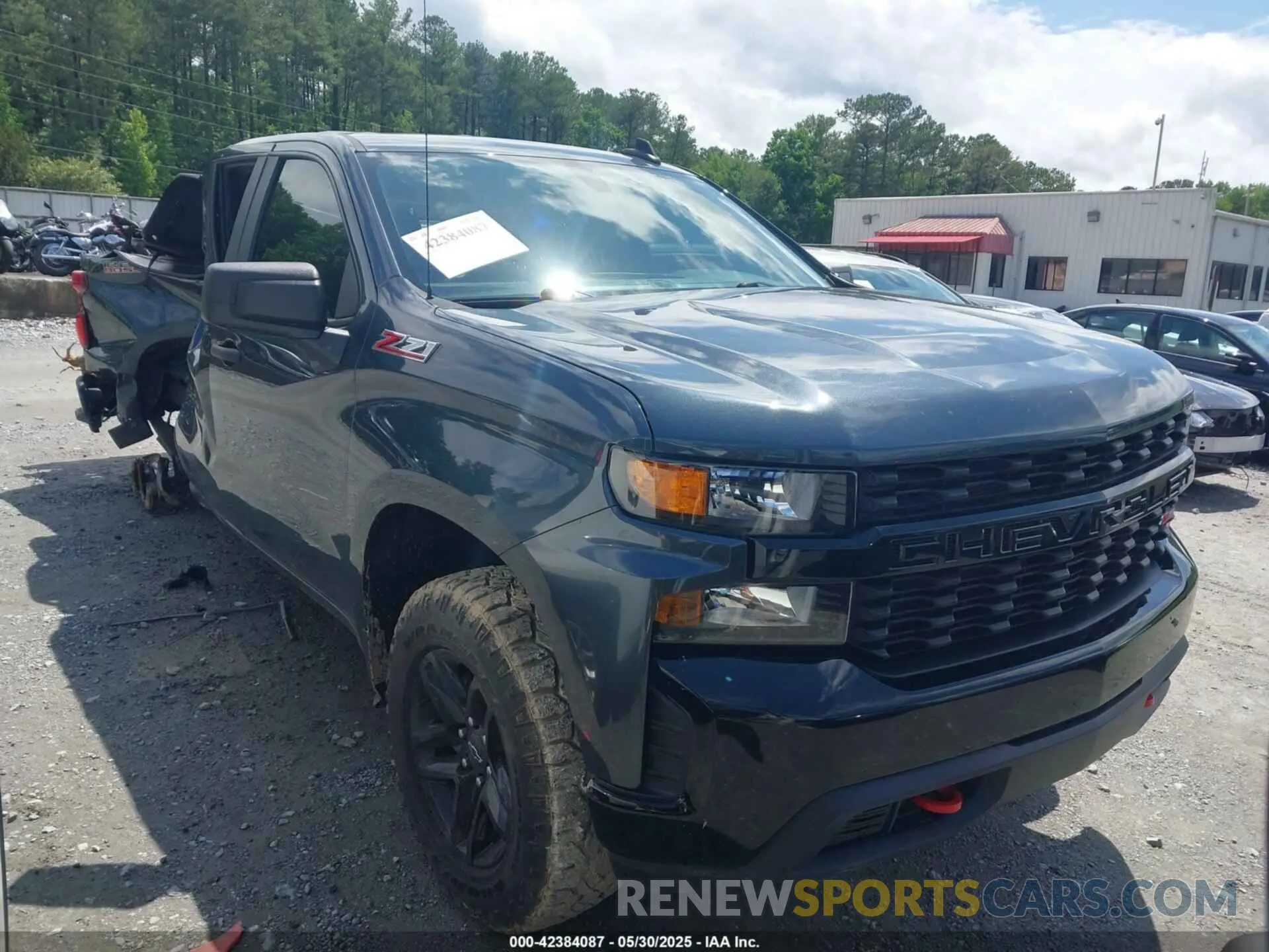 1 Photograph of a damaged car 1GCRYCEF8KZ199487 CHEVROLET SILVERADO 1500 2019