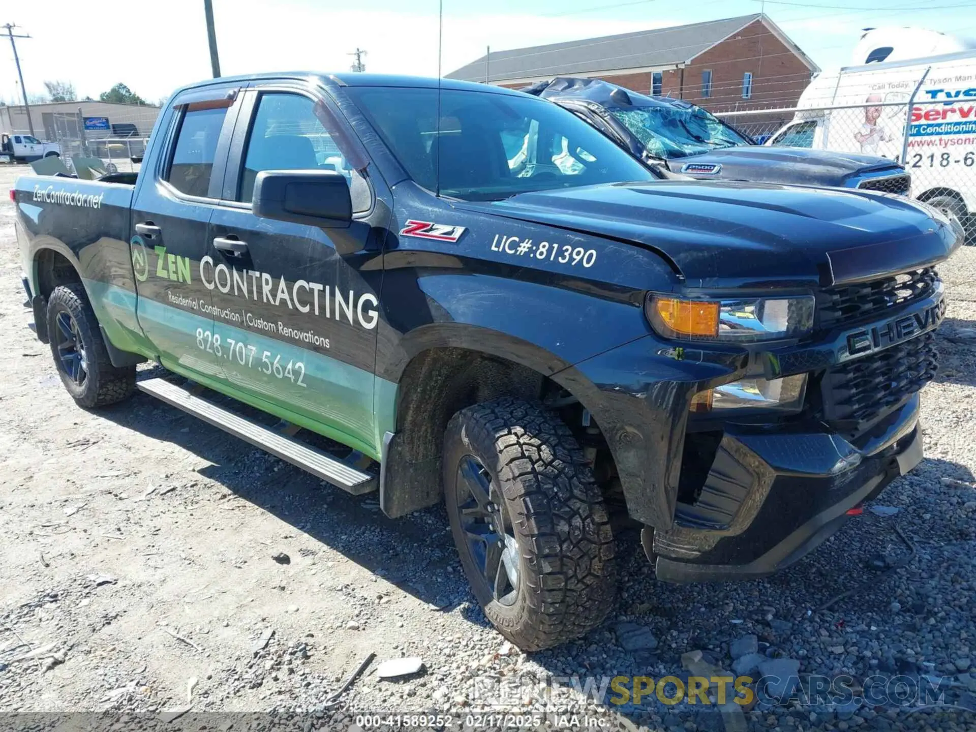 1 Photograph of a damaged car 1GCRYCEH5KZ257525 CHEVROLET SILVERADO 1500 2019