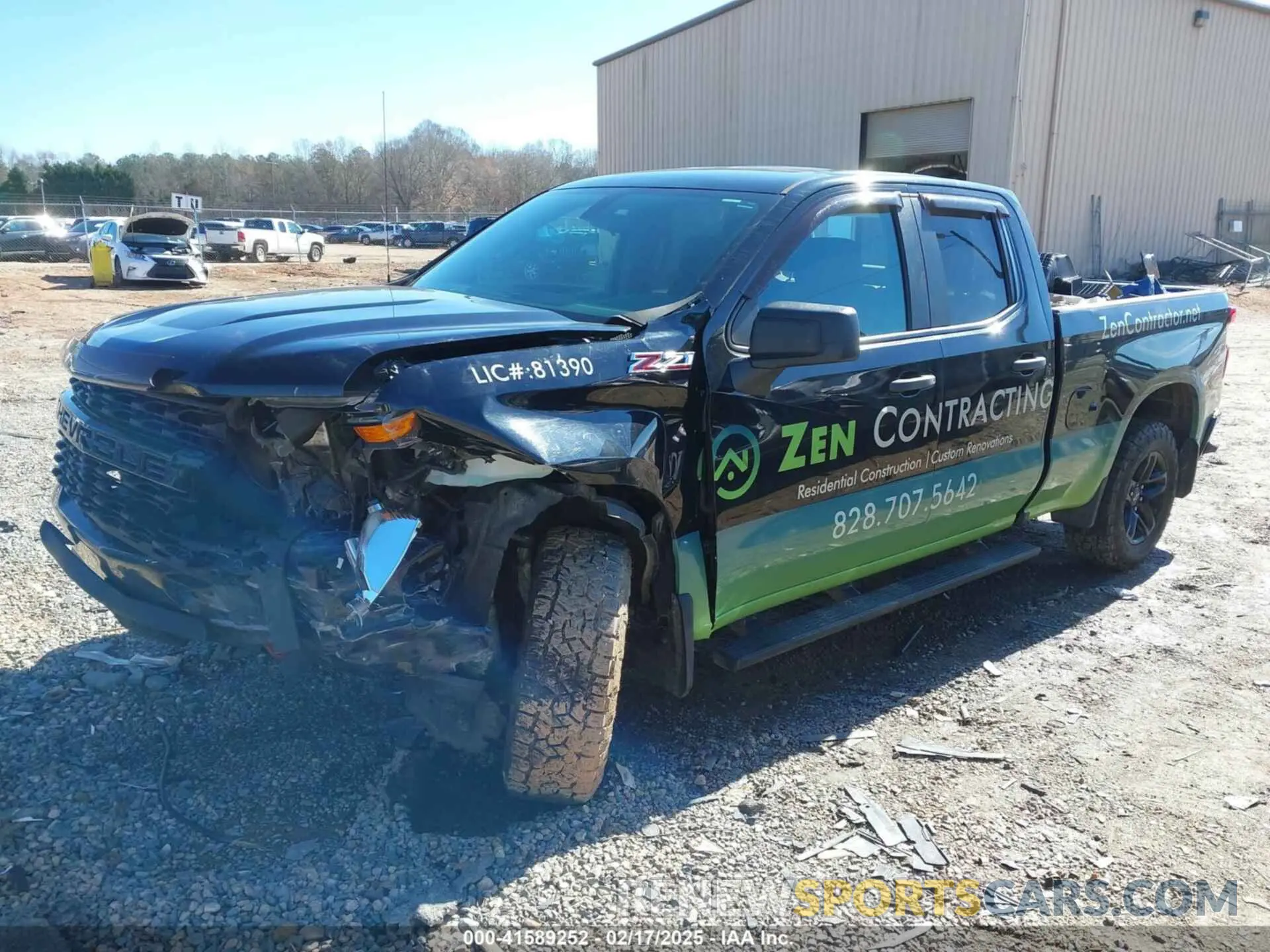 2 Photograph of a damaged car 1GCRYCEH5KZ257525 CHEVROLET SILVERADO 1500 2019
