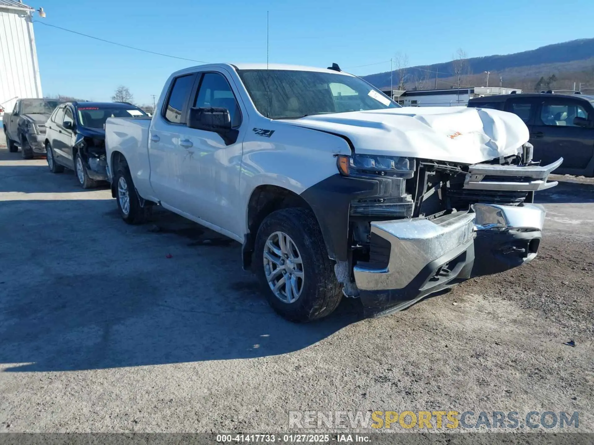 1 Photograph of a damaged car 1GCRYDED0KZ318072 CHEVROLET SILVERADO 1500 2019