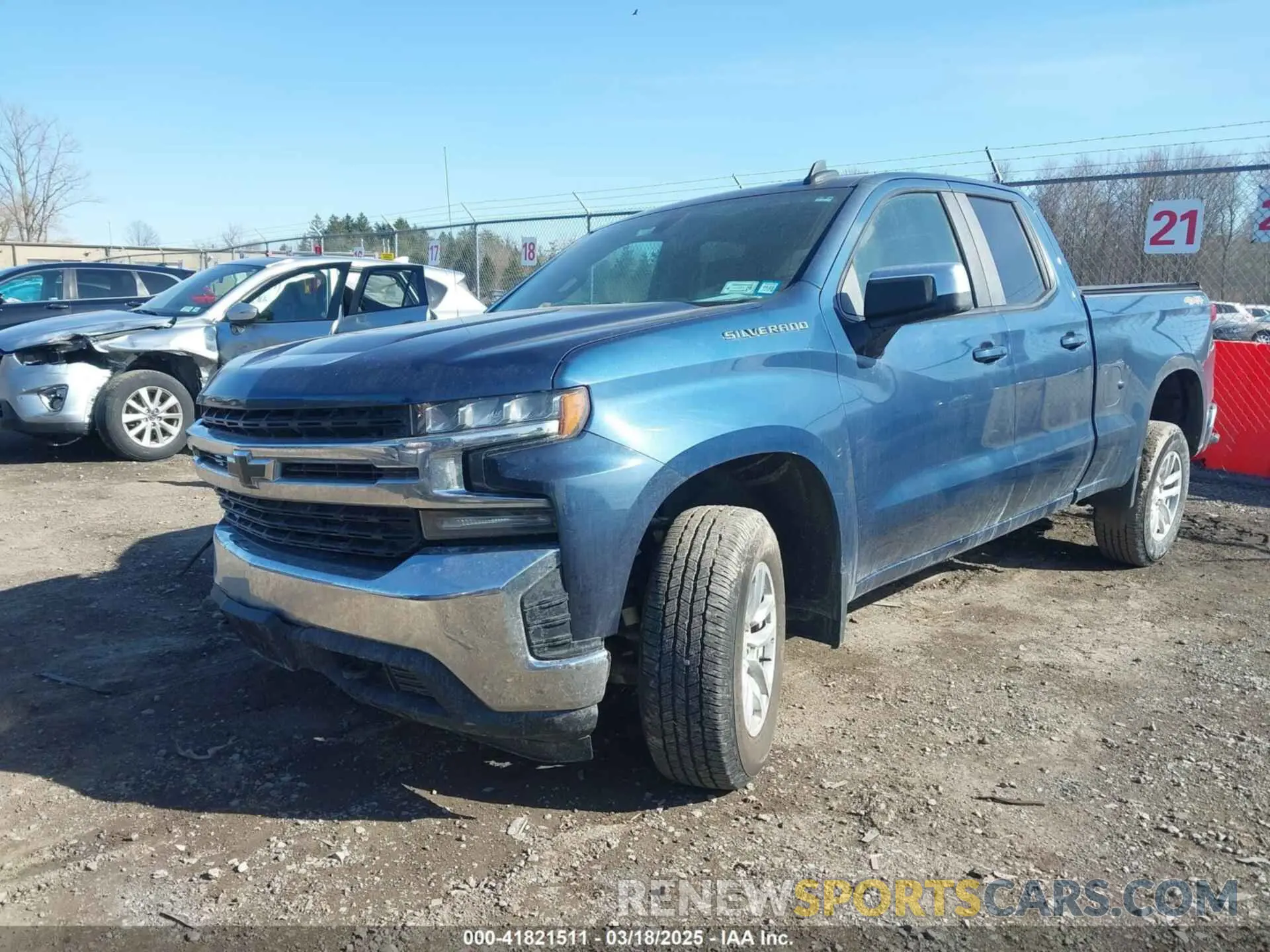 2 Photograph of a damaged car 1GCRYDED2KZ262281 CHEVROLET SILVERADO 1500 2019