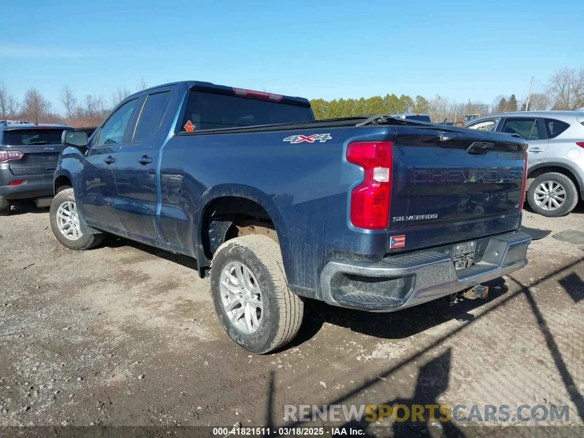 3 Photograph of a damaged car 1GCRYDED2KZ262281 CHEVROLET SILVERADO 1500 2019