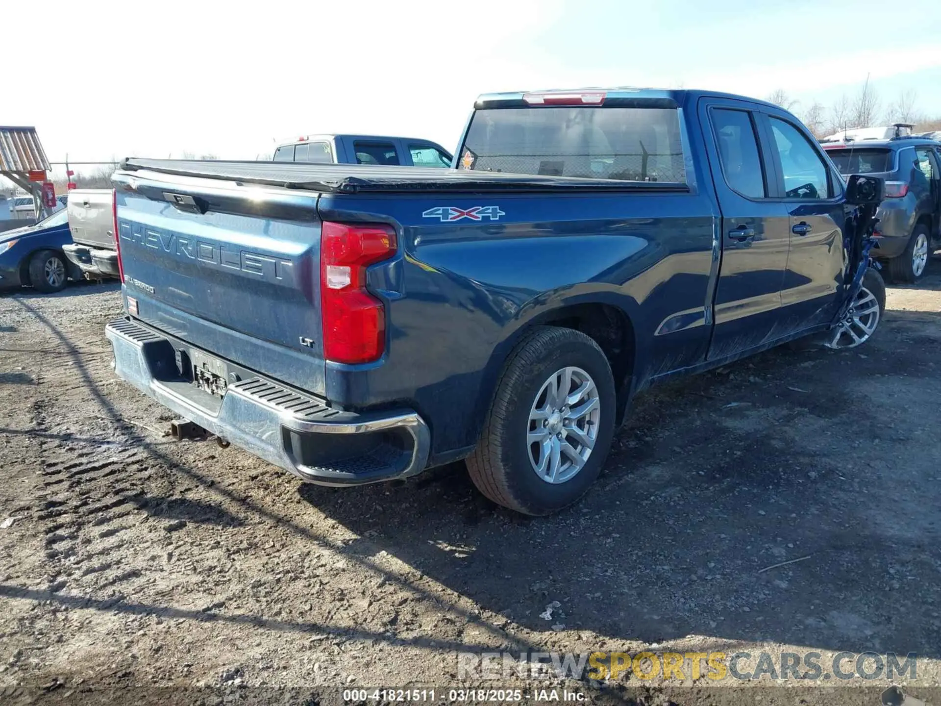 4 Photograph of a damaged car 1GCRYDED2KZ262281 CHEVROLET SILVERADO 1500 2019