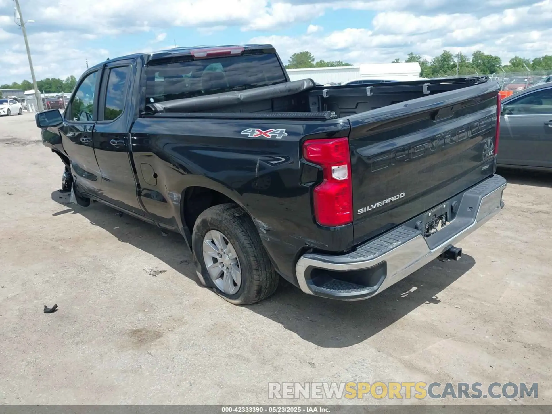 3 Photograph of a damaged car 1GCRYDED4KZ254358 CHEVROLET SILVERADO 1500 2019