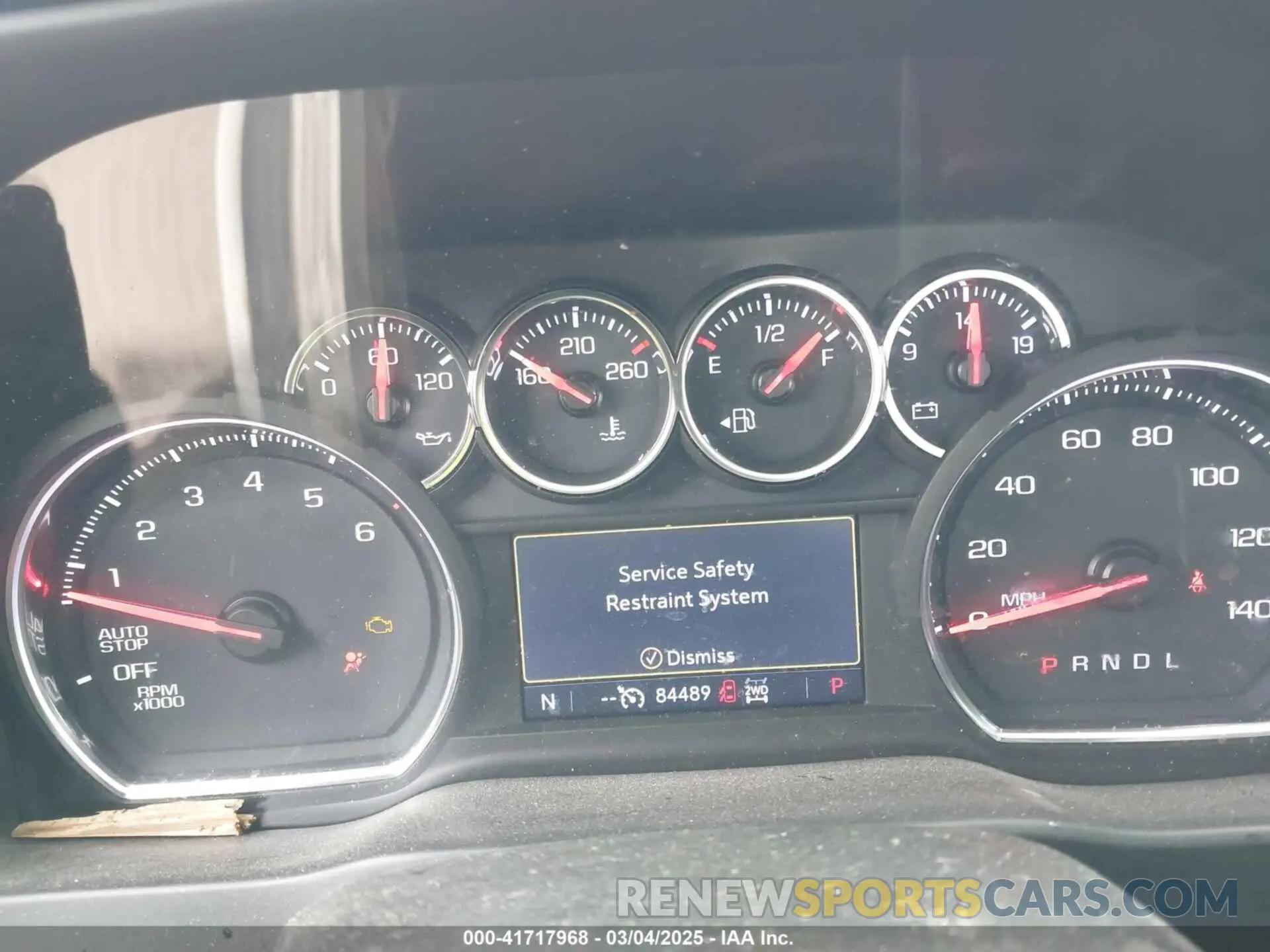 7 Photograph of a damaged car 1GCRYDED5KZ383015 CHEVROLET SILVERADO 1500 2019
