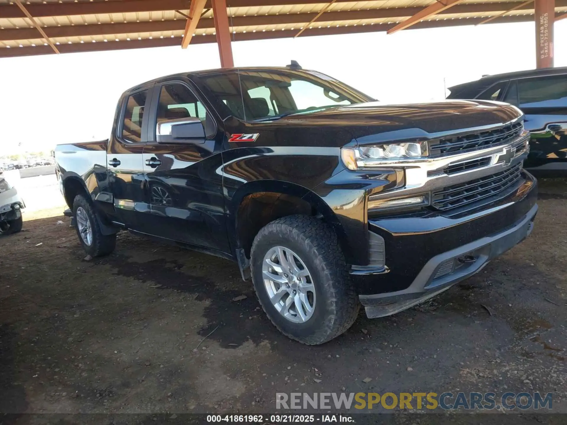1 Photograph of a damaged car 1GCRYDED6KZ235973 CHEVROLET SILVERADO 1500 2019