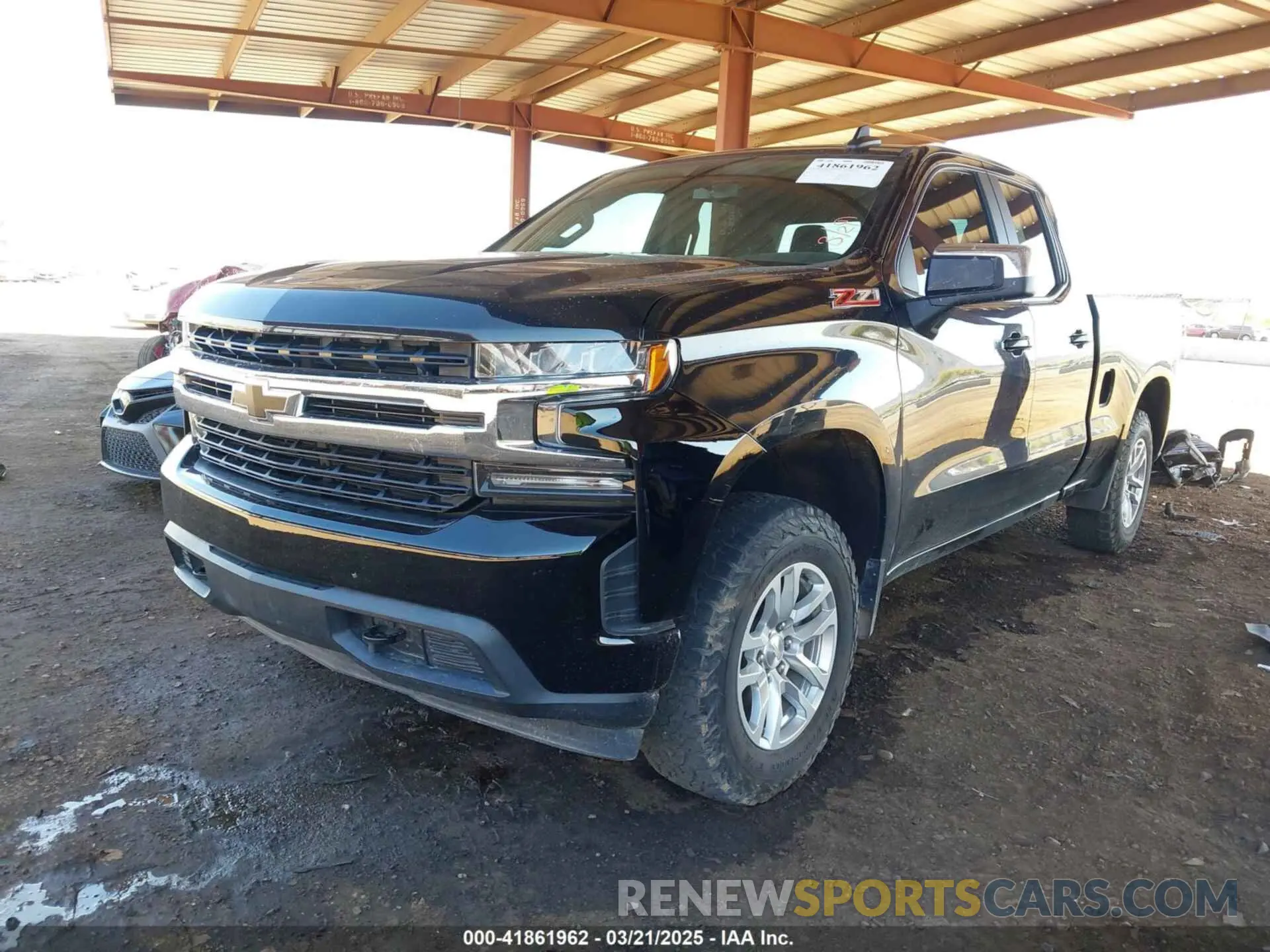 2 Photograph of a damaged car 1GCRYDED6KZ235973 CHEVROLET SILVERADO 1500 2019