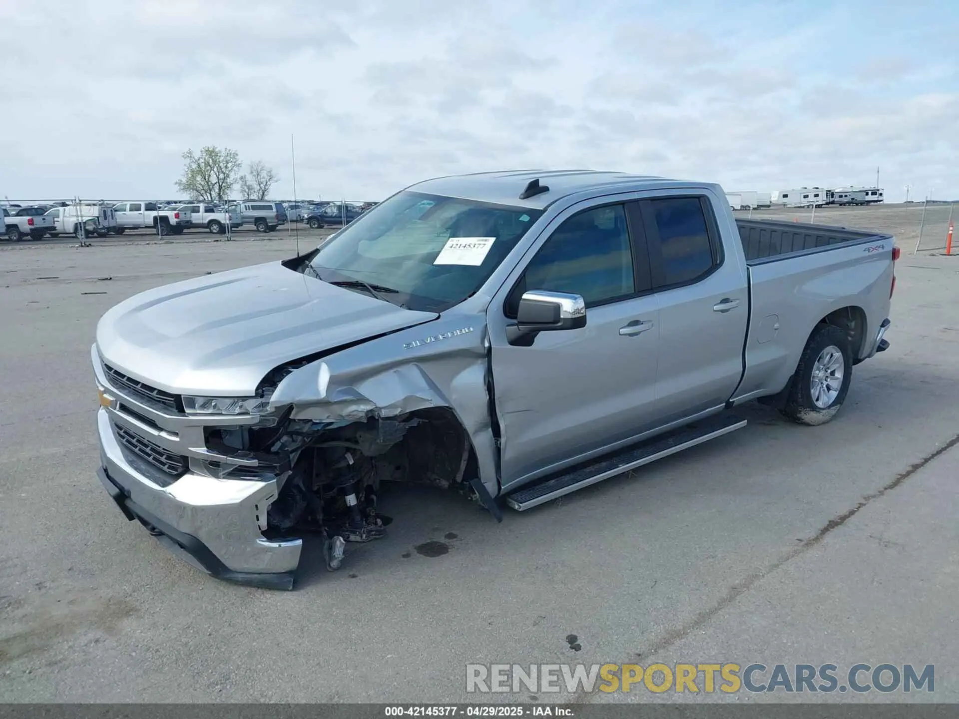 2 Photograph of a damaged car 1GCRYDED8KZ302492 CHEVROLET SILVERADO 1500 2019