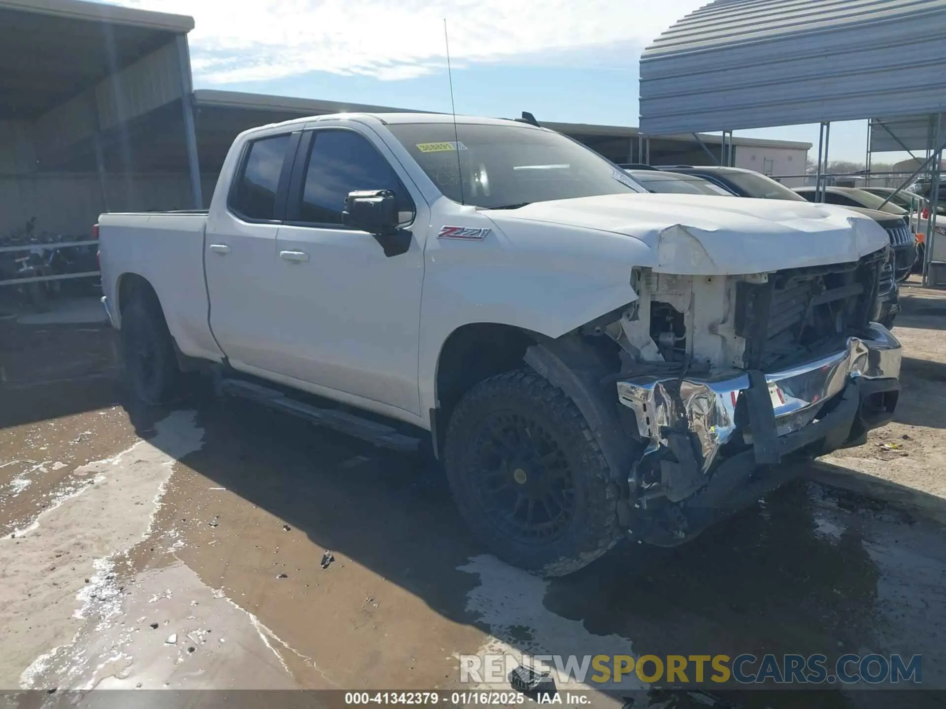 1 Photograph of a damaged car 1GCRYDED9KZ239788 CHEVROLET SILVERADO 1500 2019