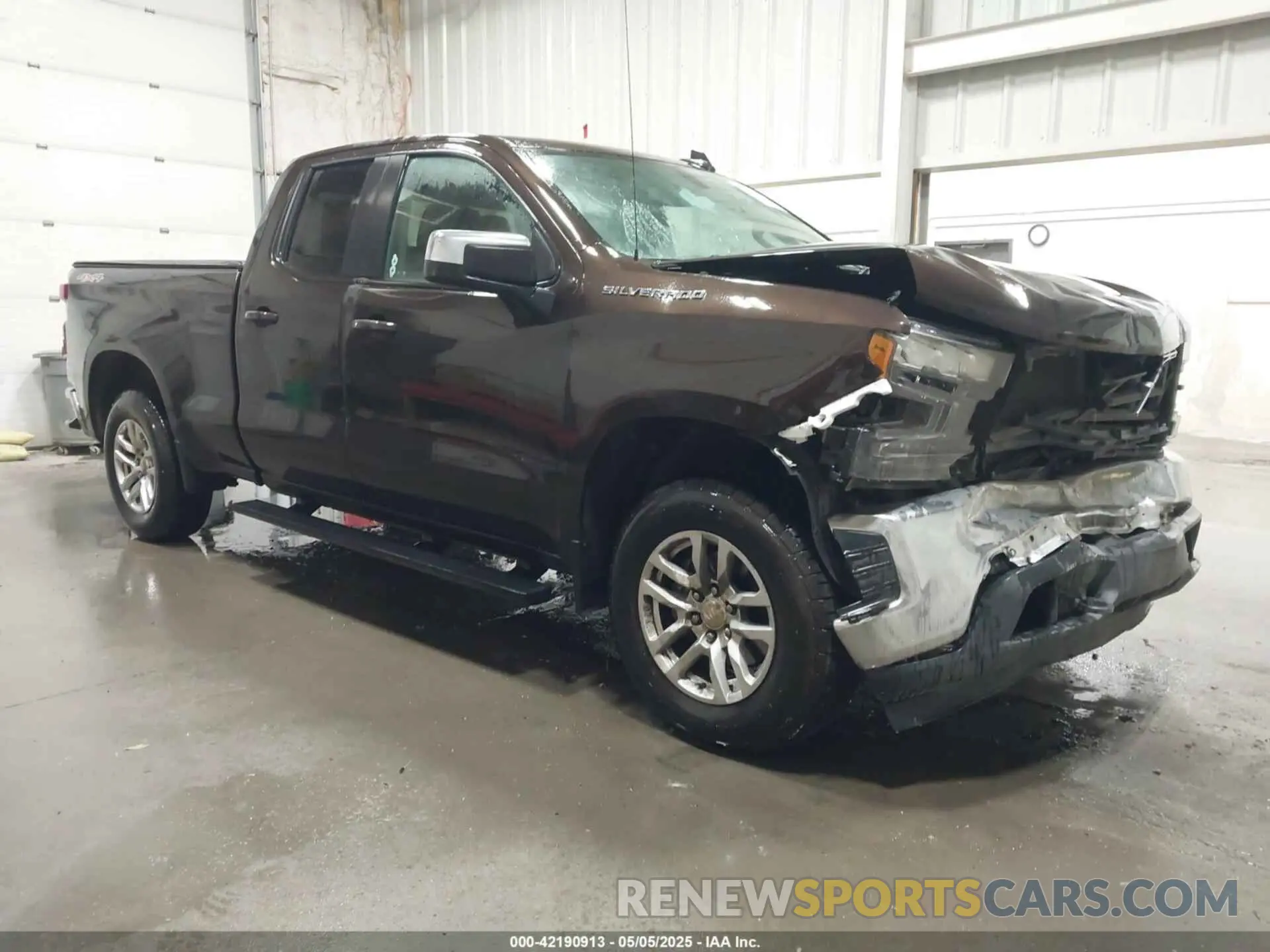 1 Photograph of a damaged car 1GCRYDEK4KZ237493 CHEVROLET SILVERADO 1500 2019