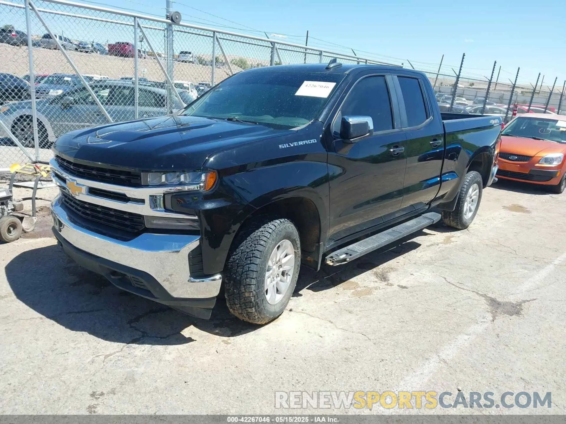 2 Photograph of a damaged car 1GCRYDEK6KZ390280 CHEVROLET SILVERADO 1500 2019